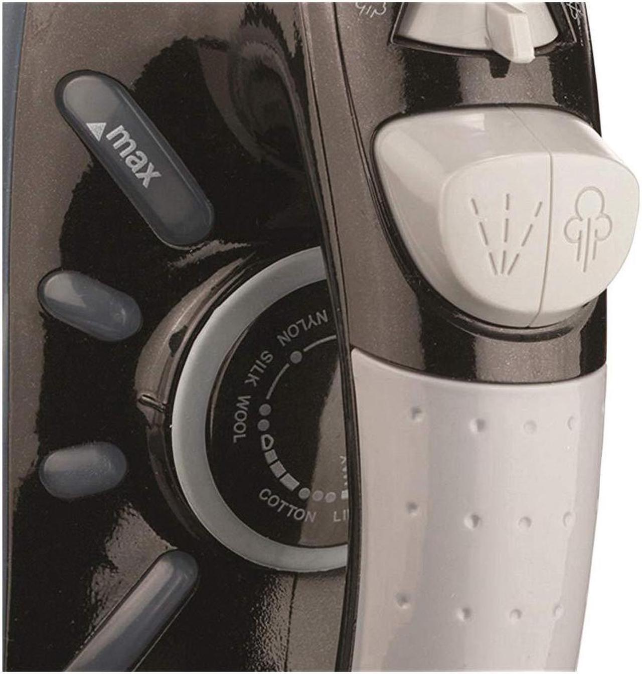 Alt view image 16 of 17 - Brentwood Non-Stick Steam Iron, Black MPI-62