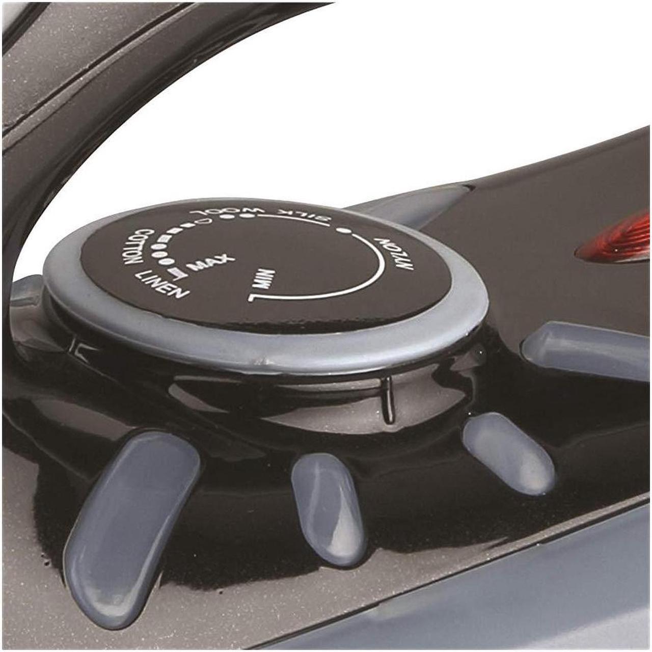Alt view image 15 of 17 - Brentwood Non-Stick Steam Iron, Black MPI-62