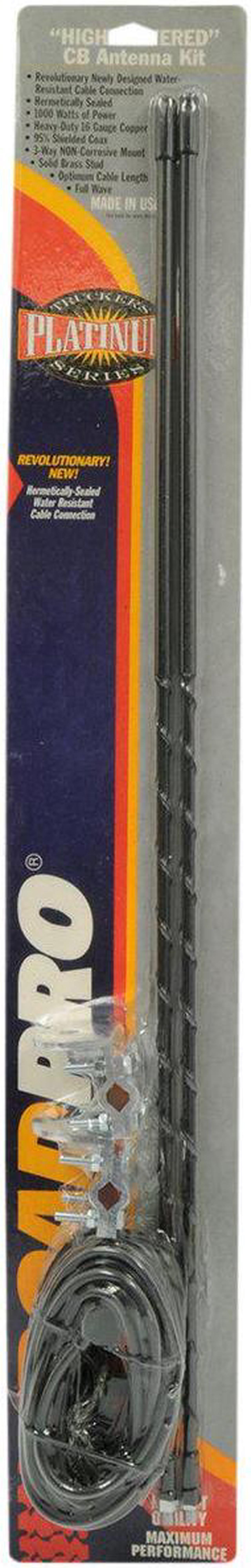 Alt view image 7 of 11 - ROADPRO R RPPS-24KB 4FT DUAL ANTENNA KIT  BLACK