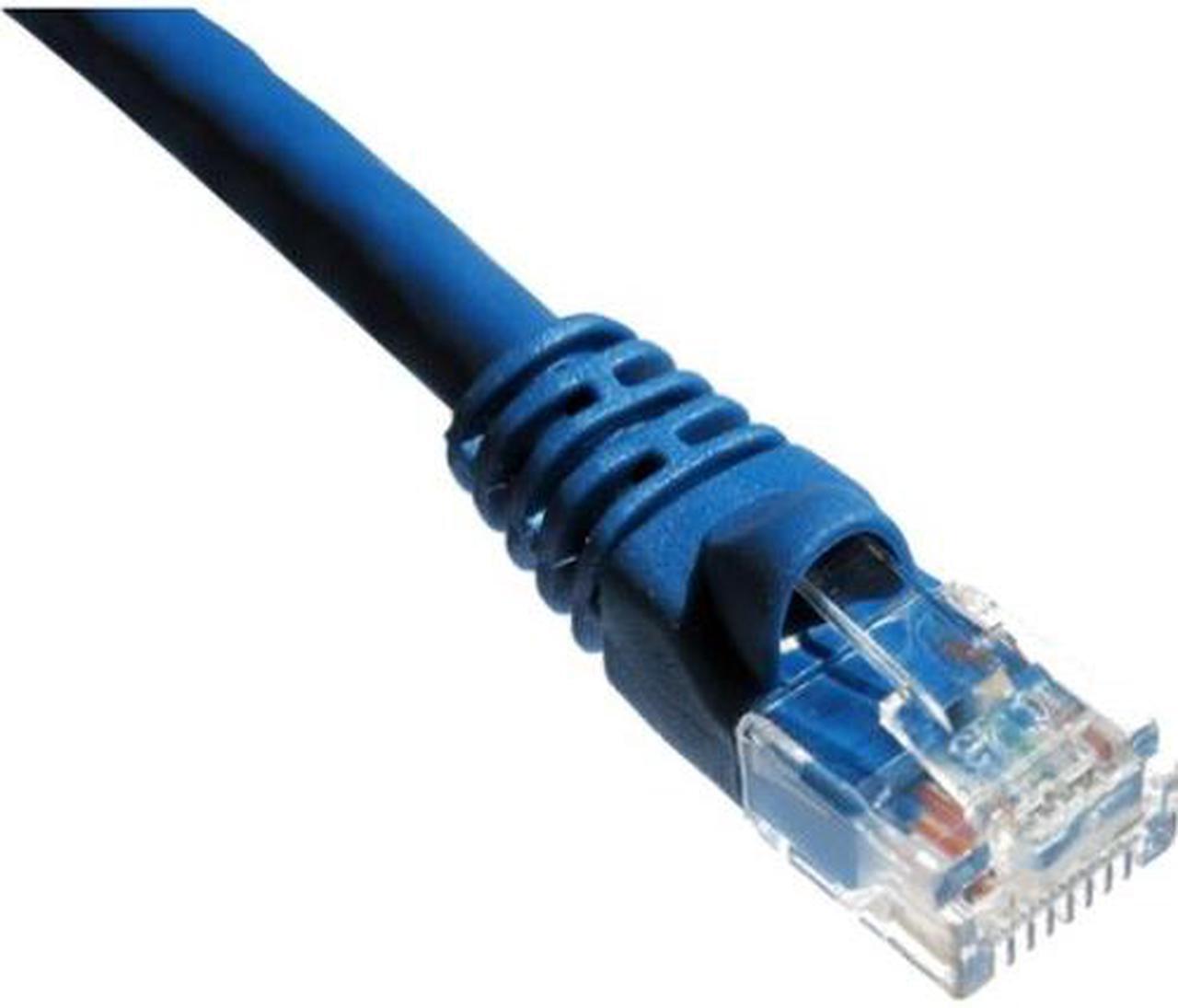Alt view image 3 of 3 - Axion C5EMB-B10-AX Axiom 10FT CAT5E 350mhz Patch Cable - Category 5e for Network Device - Patch Cable - 10 ft - 1 x - 1 x - Gold-plated Contacts - Blue