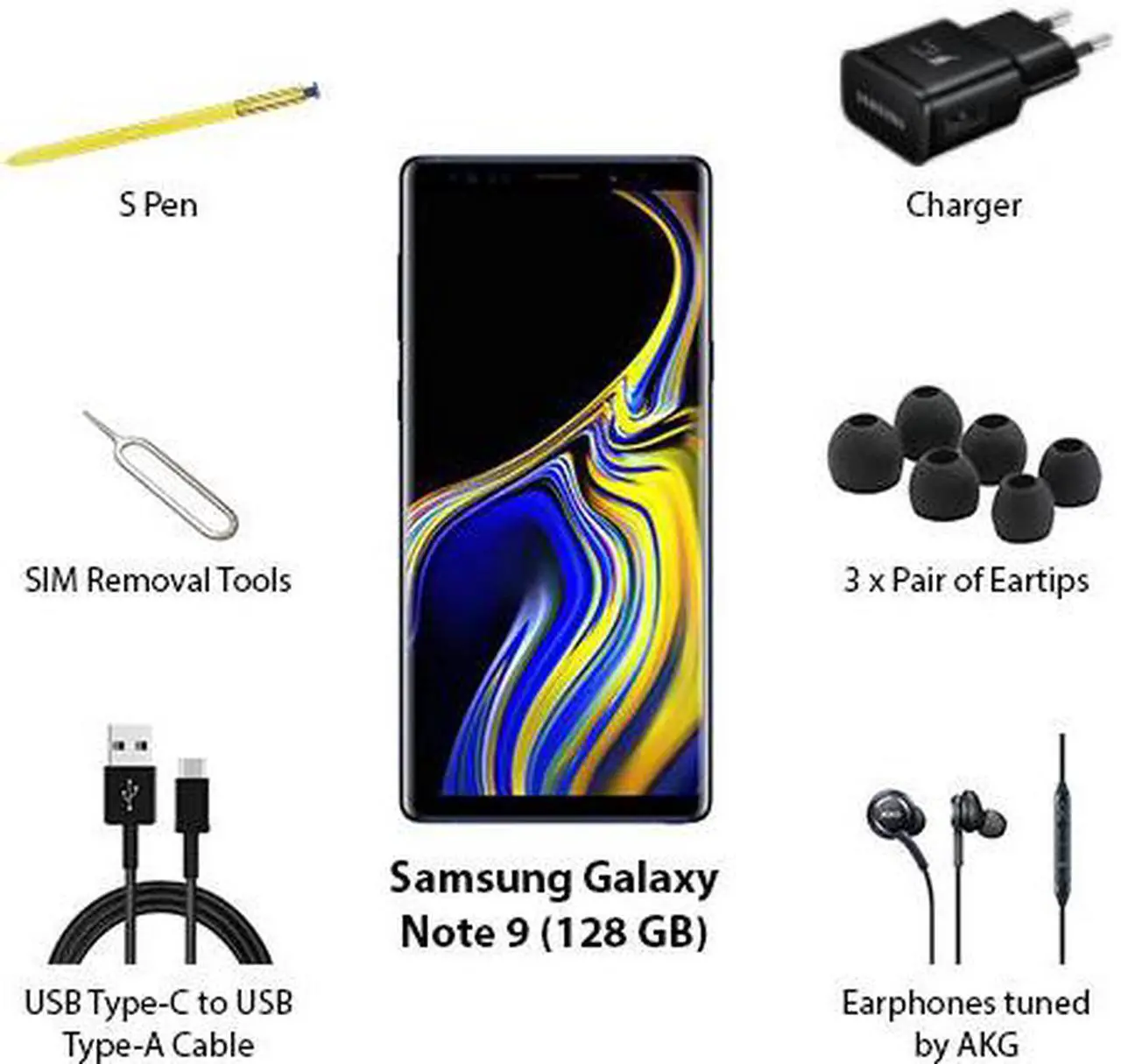 Alt view image 2 of 4 - Samsung Note 9 Unlocked 128 GB Ocean Blue Galaxy Note9 128GB Smartphone