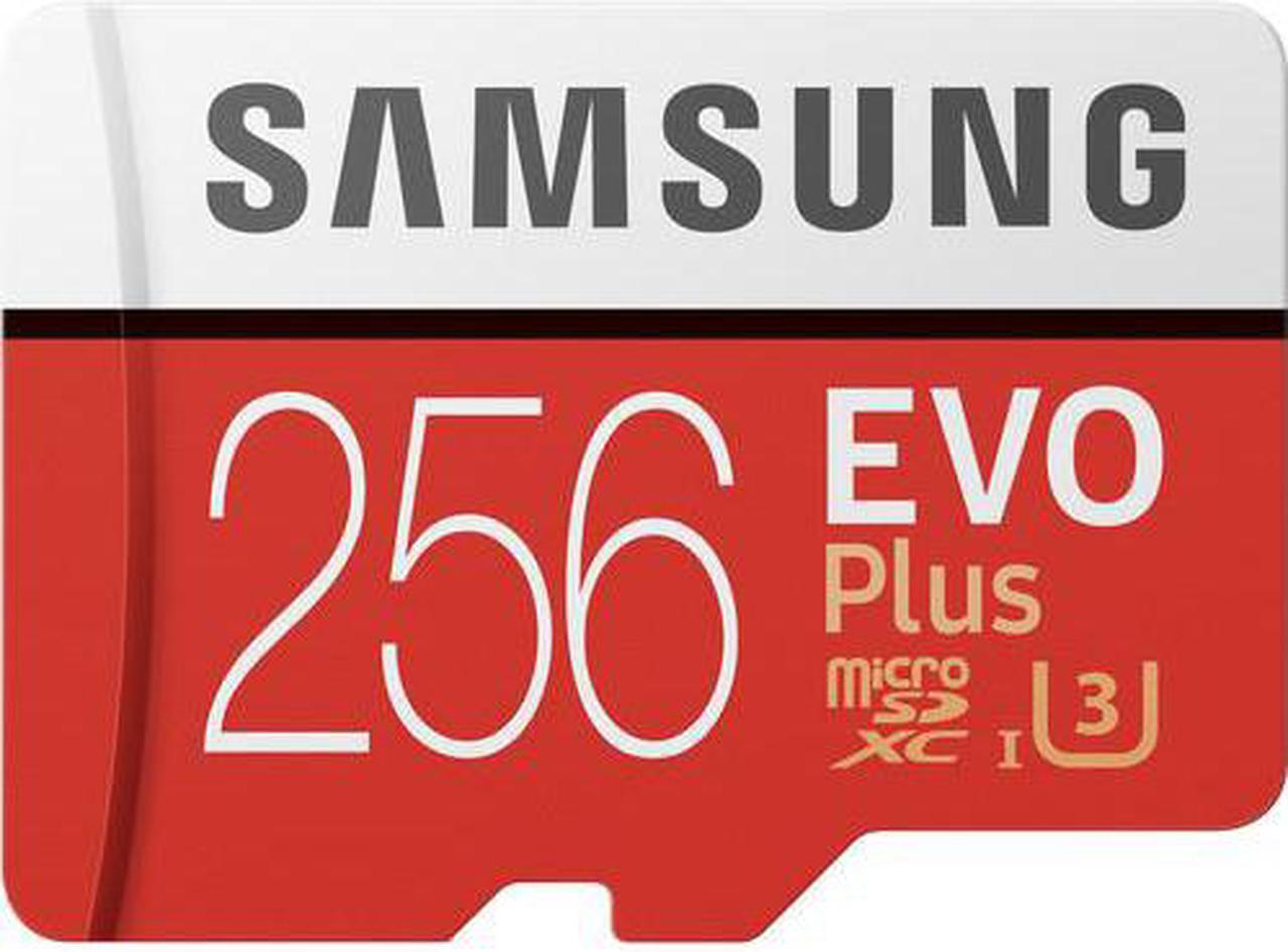 Alt view image 15 of 20 - Samsung EVO Plus 256 GB microSDXC - Class 10/UHS-I (U3) - 100 MB/s Read - 90 MB/s Write