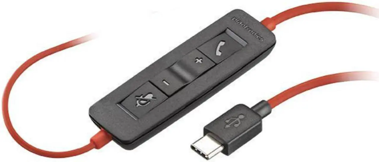 Alt view image 3 of 8 - Plantronics Blackwire 3220 USB-C Headset, On-Ear Mono Headset, Wired