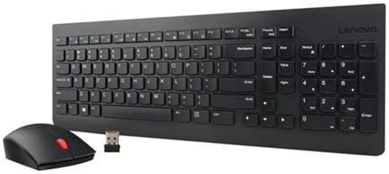 Alt view image 11 of 14 - Lenovo Essential Wireless Keyboard and Mouse Combo LA Spanish 171 (w/o Battery)