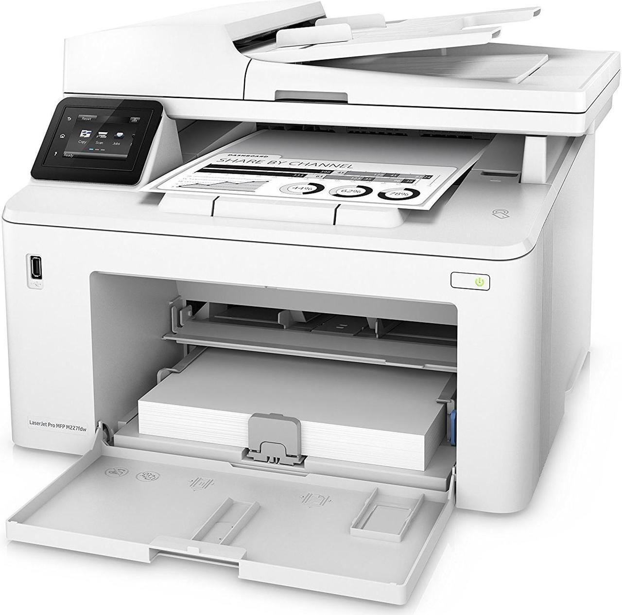 Alt view image 2 of 6 - HP LaserJet Pro MFP M227fdw - multifunction printer (B/W) Printer