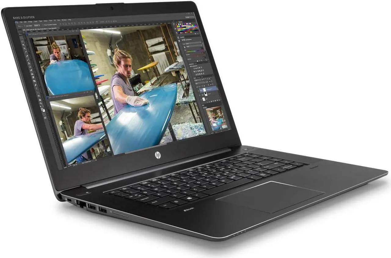 Alt view image 2 of 7 - HP Laptop ZBook Intel Xeon E3-1505M v5 16GB Memory 512 GB Z Turbo Drive PCIe SSD NVIDIA Quadro M1000M 15.6" Non-Touch Screen Windows 10 Pro 64-Bit with Downgrade Windows 7 64-Bit Studio G3 (T6E85UT#ABA)