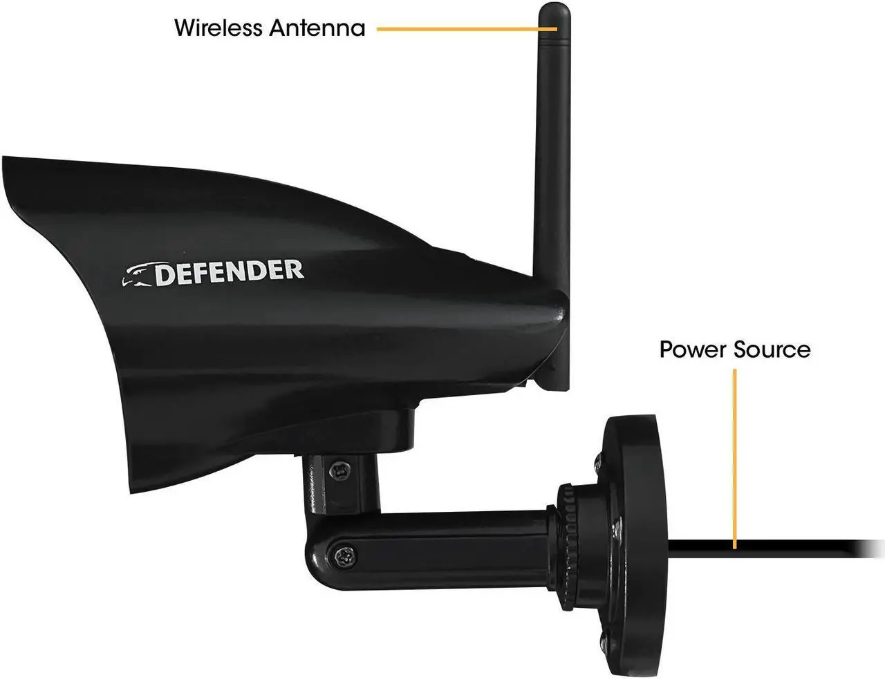 Alt view image 7 of 7 - Defender Phoenix Wireless Security Cameras with 450ft Range 520TVL Night Vision Camera (22300)