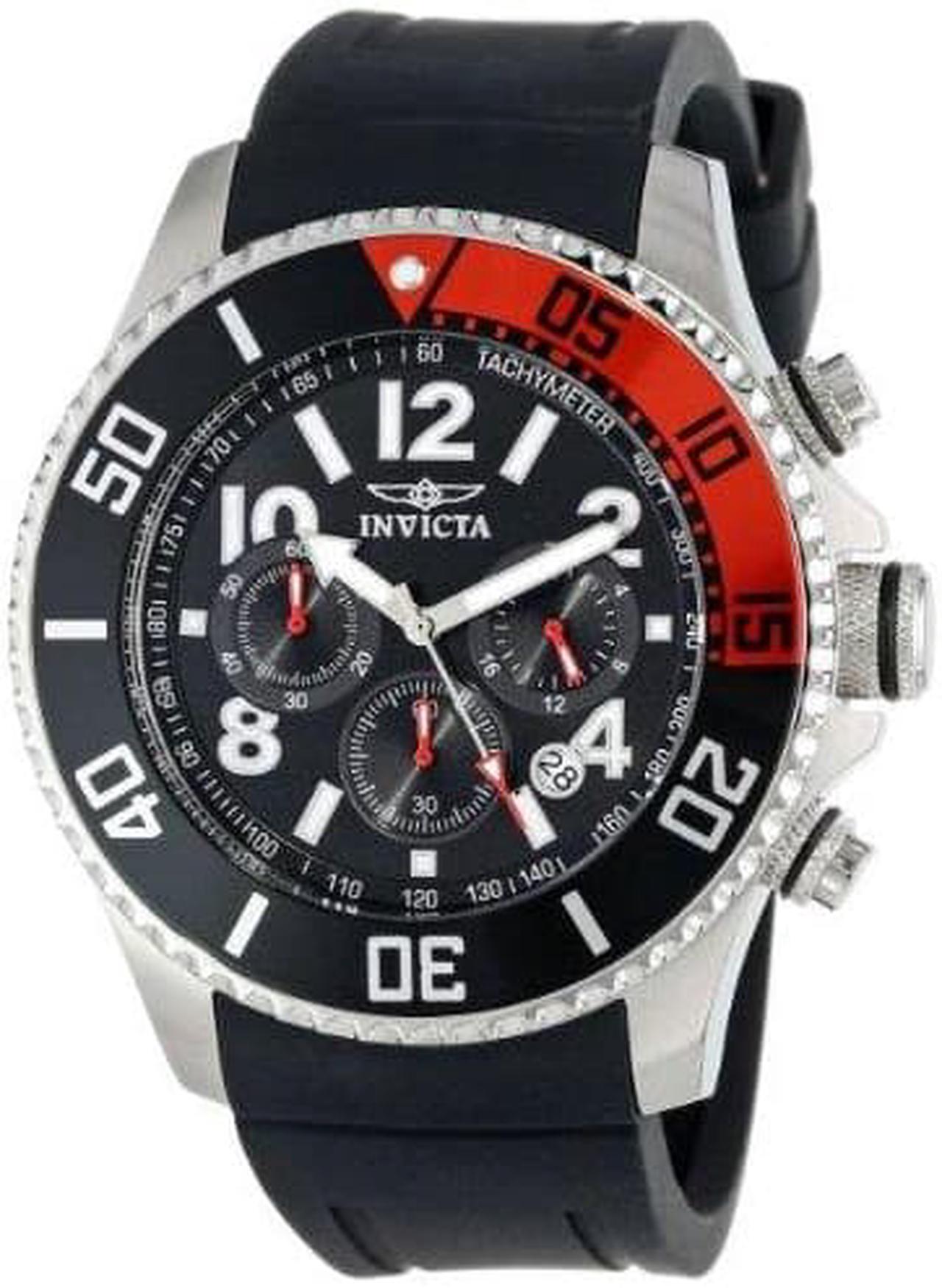 Alt view image 7 of 9 - Men's Pro Diver Black Dial Black Polyurethane