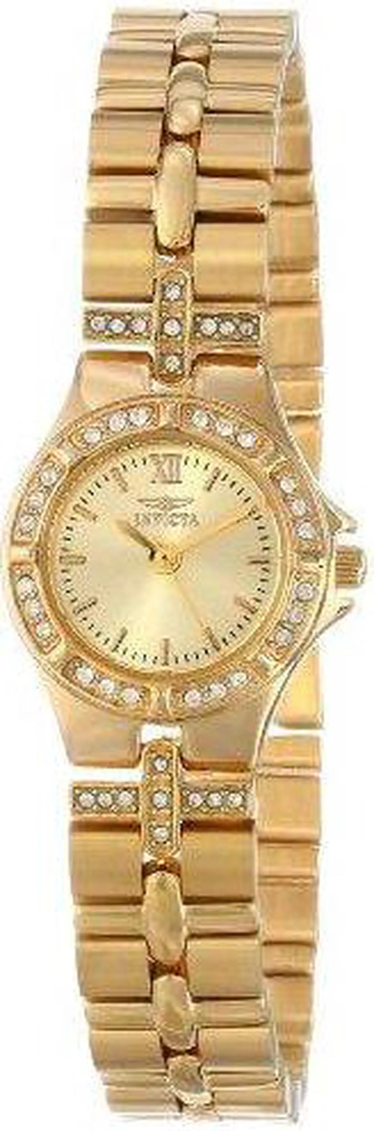 Alt view image 12 of 15 - Invicta 0134 Women's Wildflower 18K Gp Ss Gold-Tone Dial 18K Gp Ss Watch