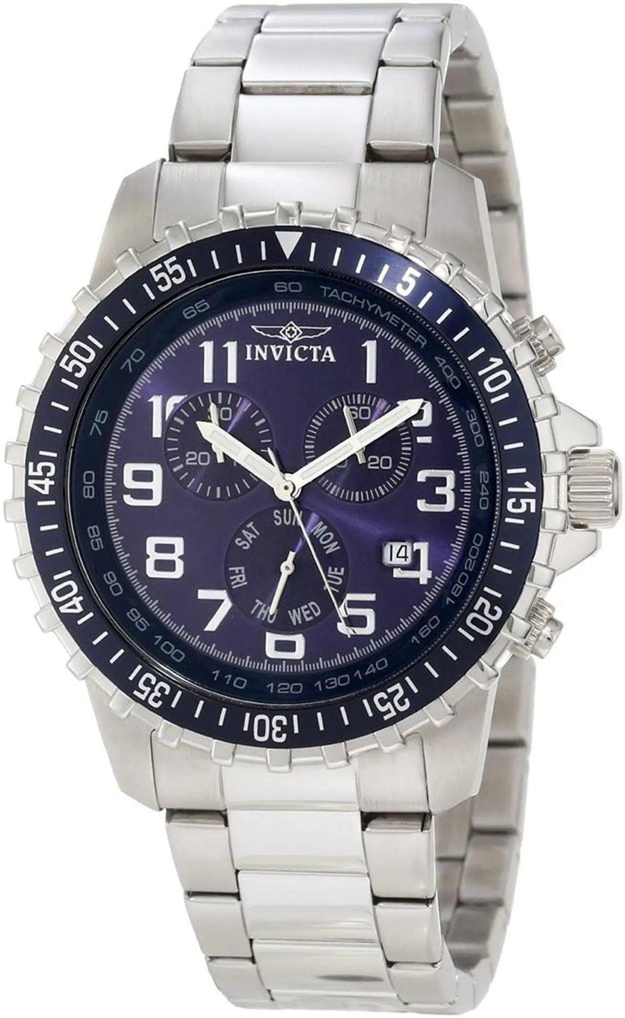 Alt view image 15 of 17 - Invicta  Specialty 6621  Stainless Steel Chronograph  Watch