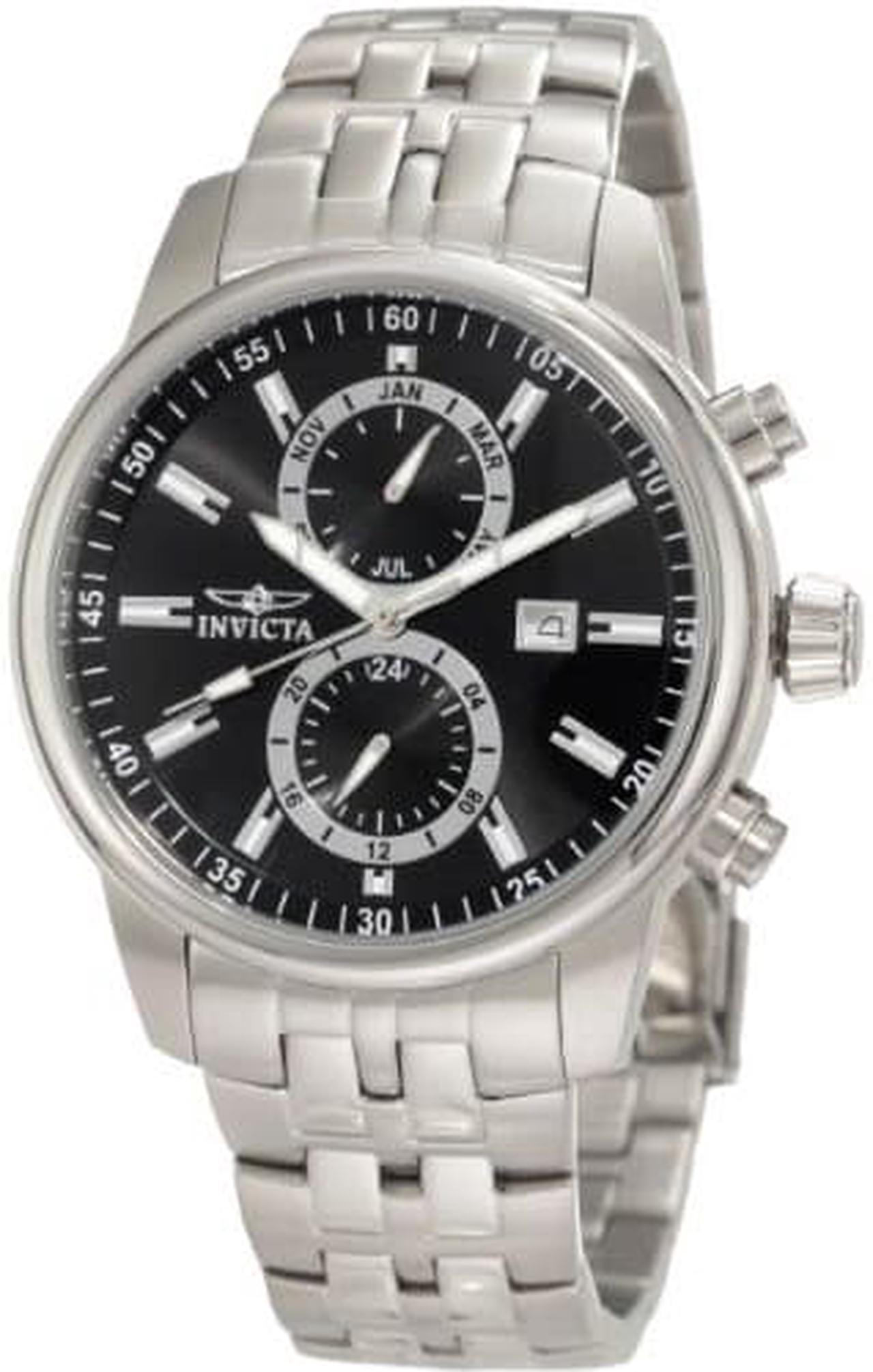 Alt view image 11 of 13 - Invicta  Specialty 0250  Stainless Steel Chronograph  Watch