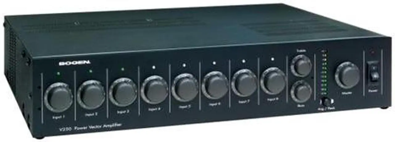 Main image of Bogen V100 MODULAR, 8 INPUT, 100W OUTPUT MODULE COMPATIBLE, METER