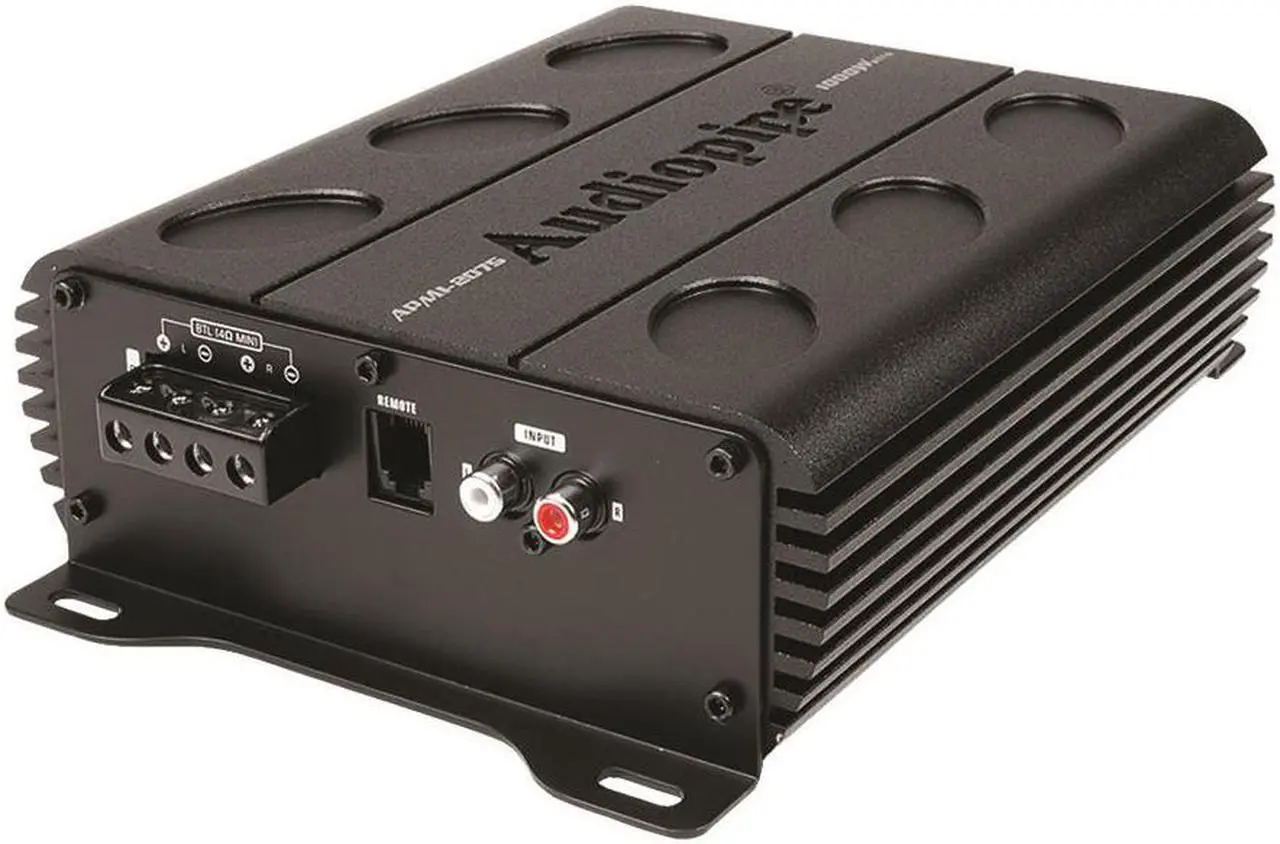 Alt view image 14 of 20 - New Audiopipe Apmi-2075 1000 Watt 2 Channel Mini Car Audio Amplifier Sub Amp