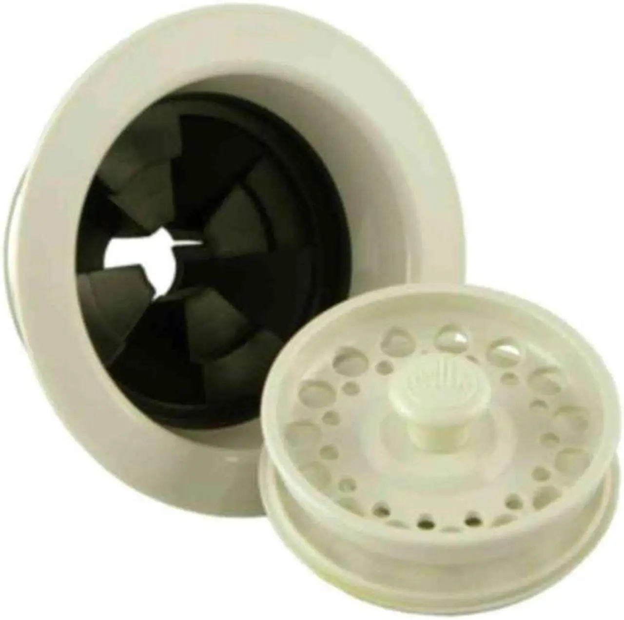 Alt view image 2 of 3 - Opella 90188.2 Stainless Steel Flange and Stopper in Almond for ISE Disposers