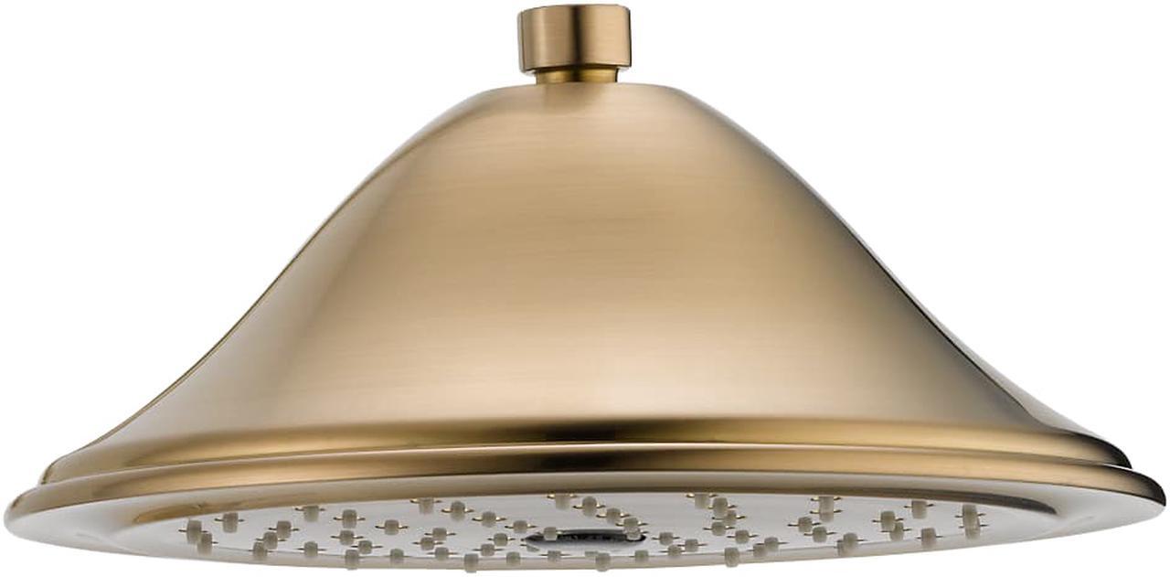 Alt view image 2 of 4 - Delta RP72568CZ 9-3/8" Rain Shower Head, Champagne Bronze