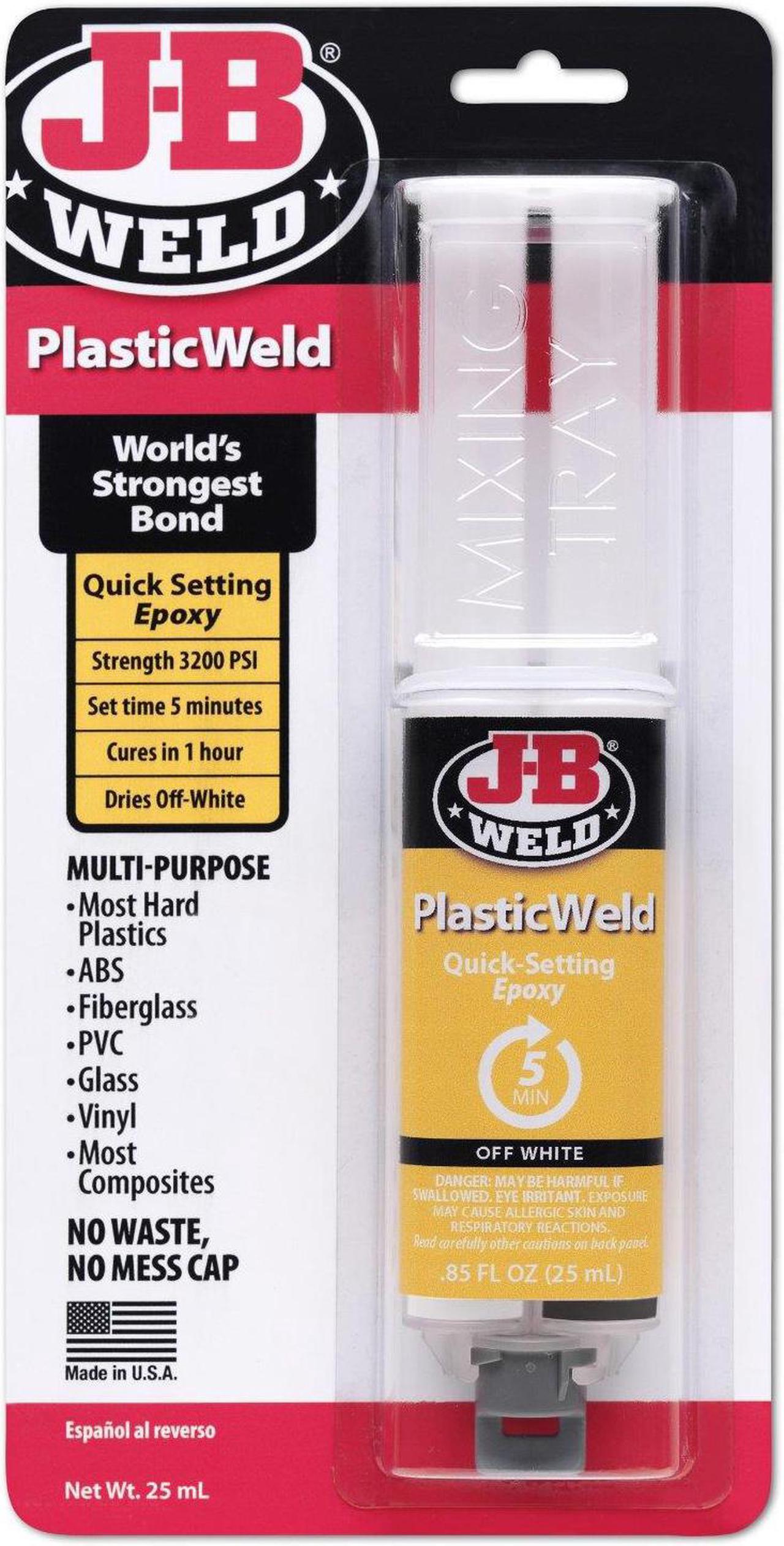 Alt view image 2 of 5 - Syringe,PlasticWeld,Clear,25mL J-B WELD 50132