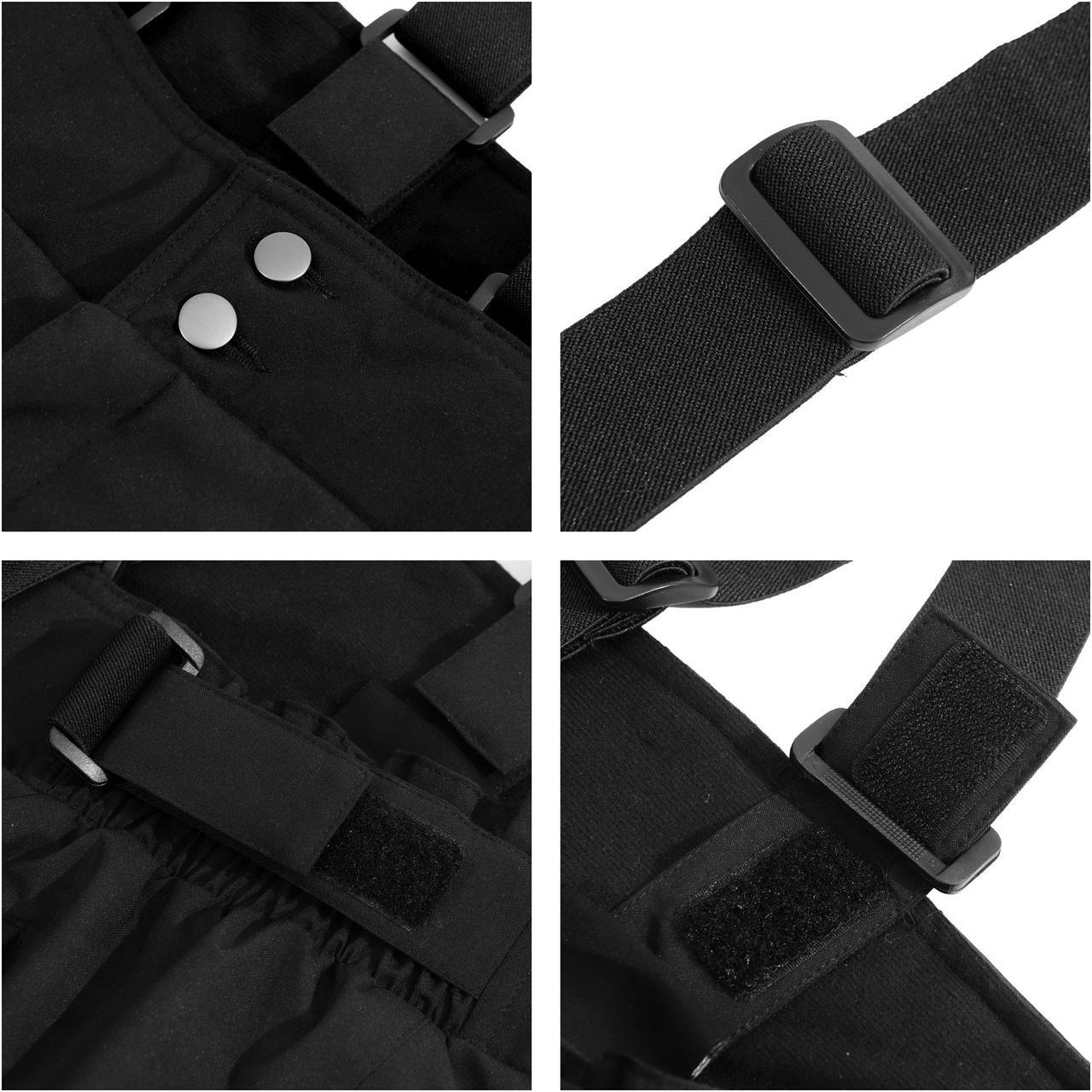 Alt view image 4 of 7 - Alpine Swiss Mens Waterproof Snowboard Ski Snow Pants with Removeable Suspenders