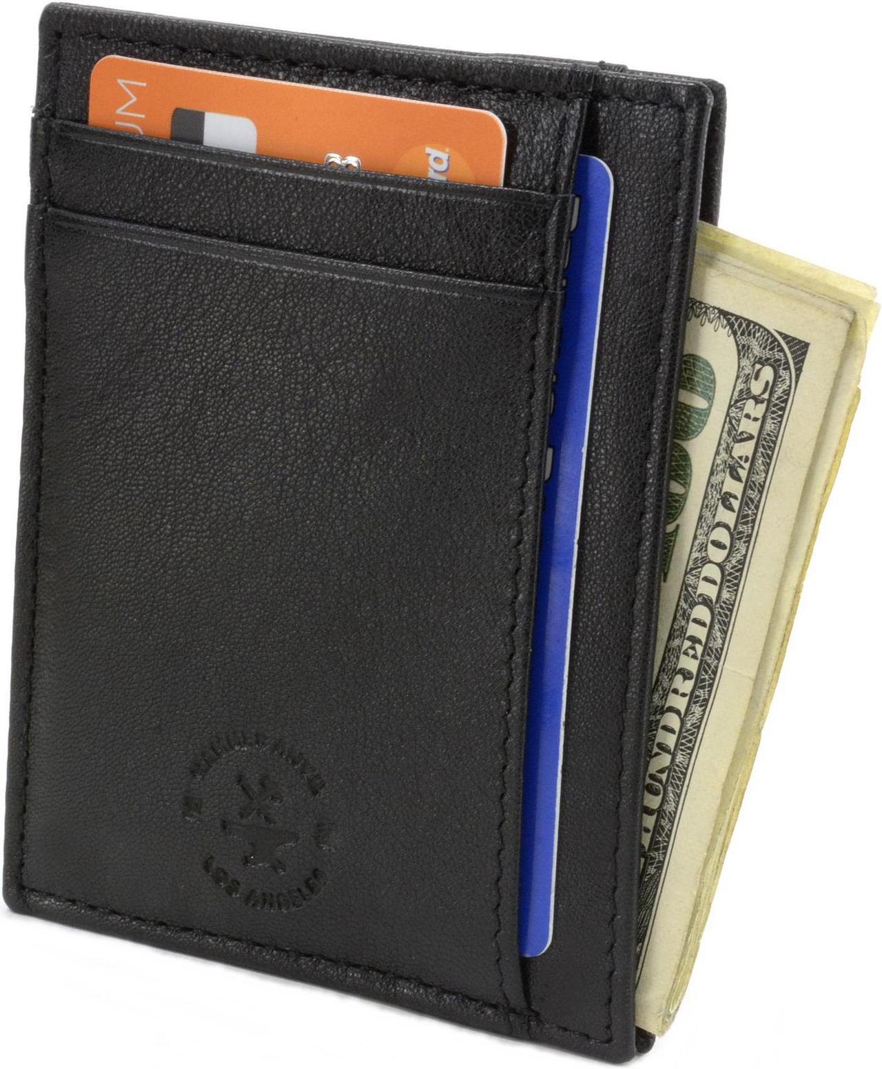 Main image of Hammer Anvil Los Angeles Slim Minimalist Front Pocket Wallet RFID Protected
