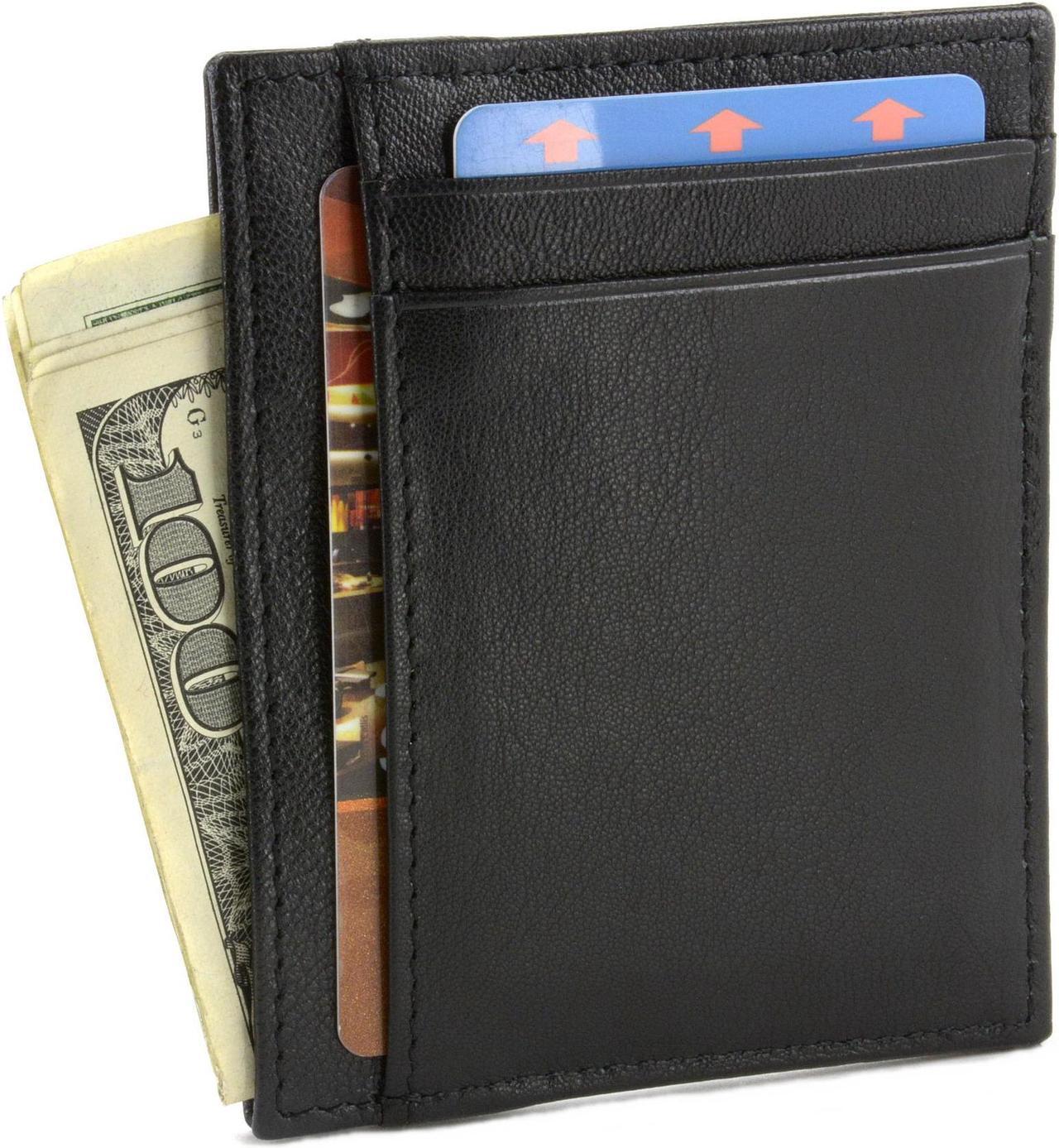 Alt view image 2 of 6 - Hammer Anvil Los Angeles Slim Minimalist Front Pocket Wallet RFID Protected