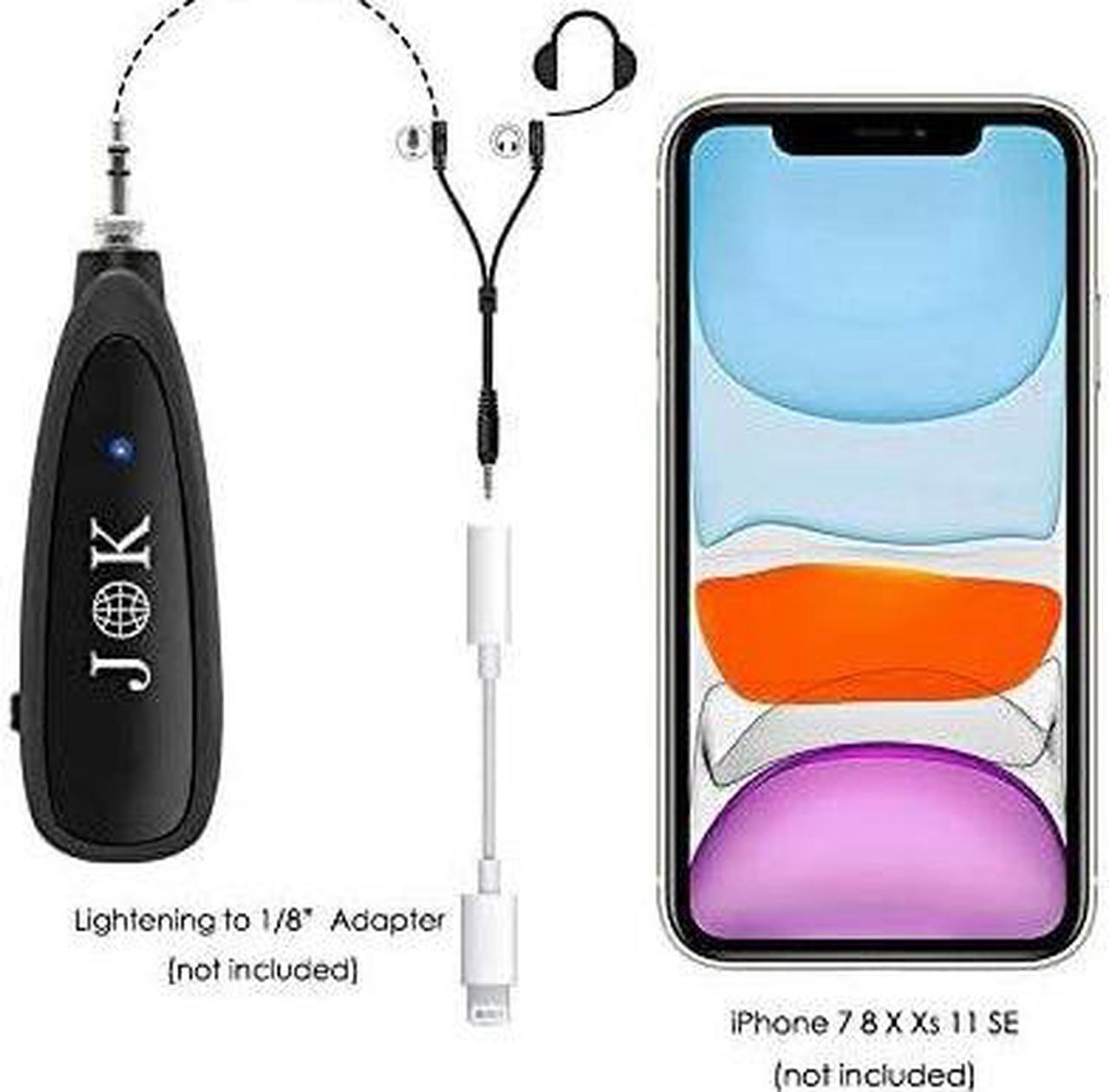 Alt view image 4 of 4 - JK MIC-J 044 Wireless Microphone System, 2.4G Wireless Lavalier Microphone, Wireless Lapel Microphone