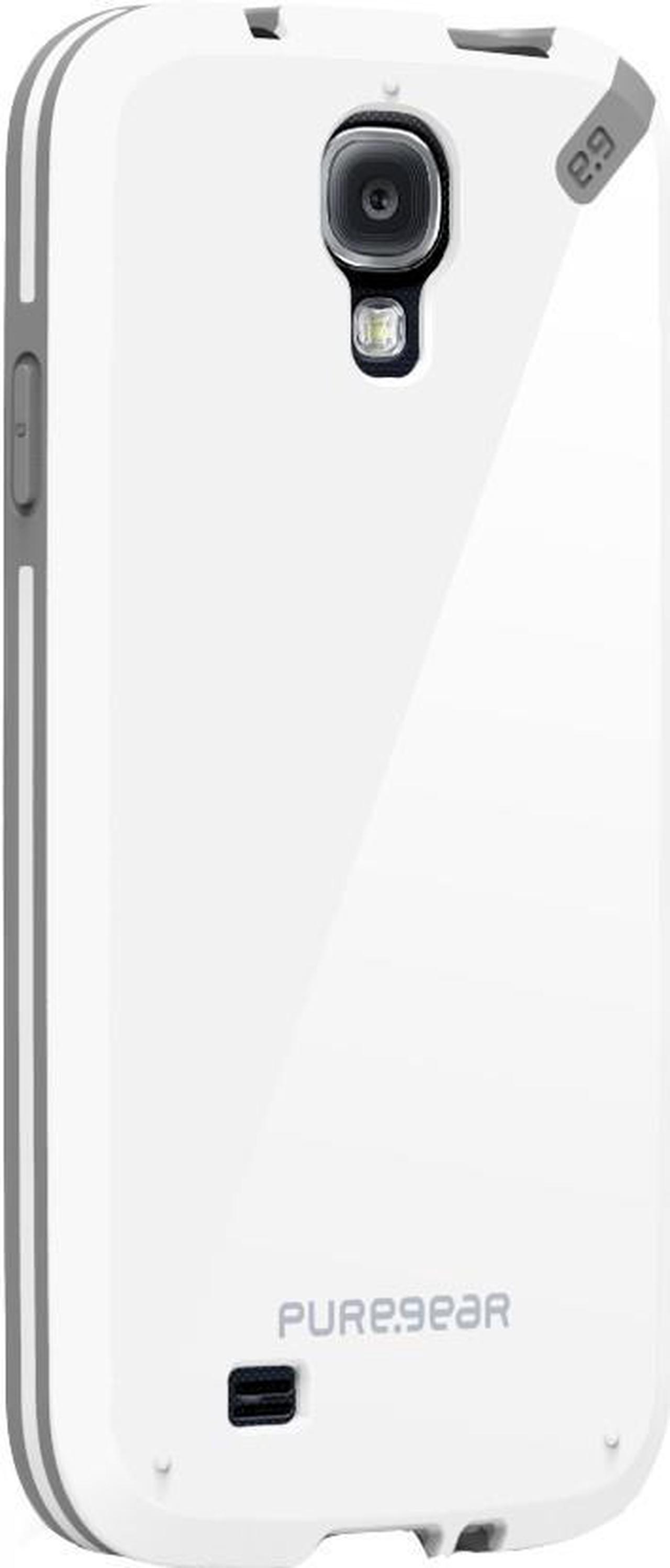 Main image of PureGear Slim Shell Protective Cell Phone Case - White - Samsung Galaxy S4