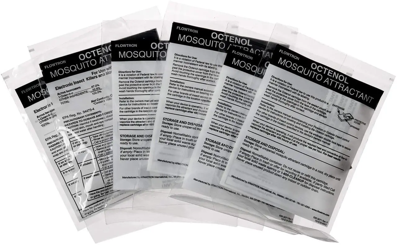 Alt view image 12 of 12 - FLOWTRON MA 1000 - 6 1,660mg. of Octenol Mosquito Attractant,PK6