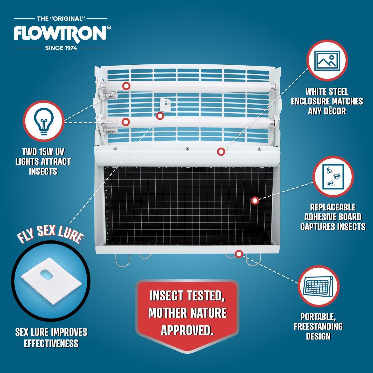 Alt view image 6 of 11 - Flowtron FC- 4900 Electric Fly-Insect Killer Portable 30 Watts