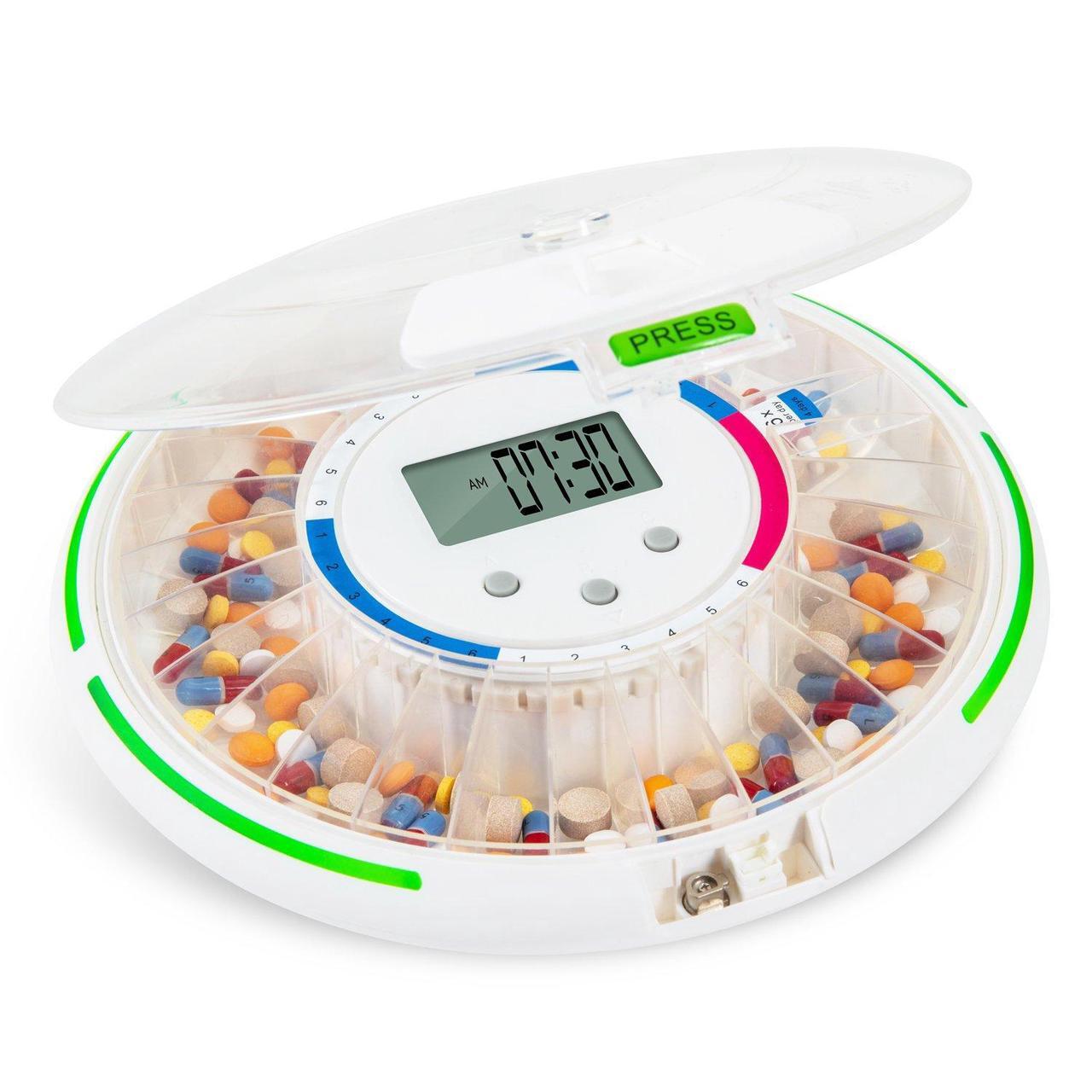 Alt view image 4 of 5 - Live Fine Replacement Battery Cover for LVFPDBTC Live Fine Bluetooth Pill Dispenser, Automatic 28 Day Pill Delivery System with Alarm