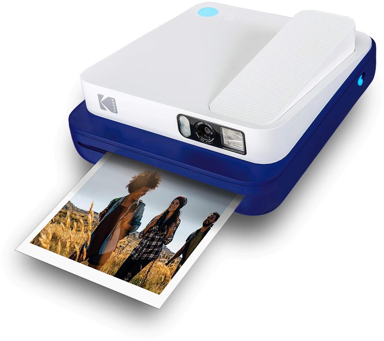 Main image of Zink KODAK Smile Classic Digital Instant Camera for 3.5 x 4.25 Zink Photo Paper - Bluetooth, 16MP Pictures (Blue)