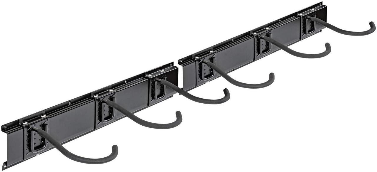 Alt view image 4 of 6 - RaxGo Garage Bike Rack, Wall mounted Bicycle Storage Hanger, 6 Adjustable Hooks Universal for Indoor & Home Use