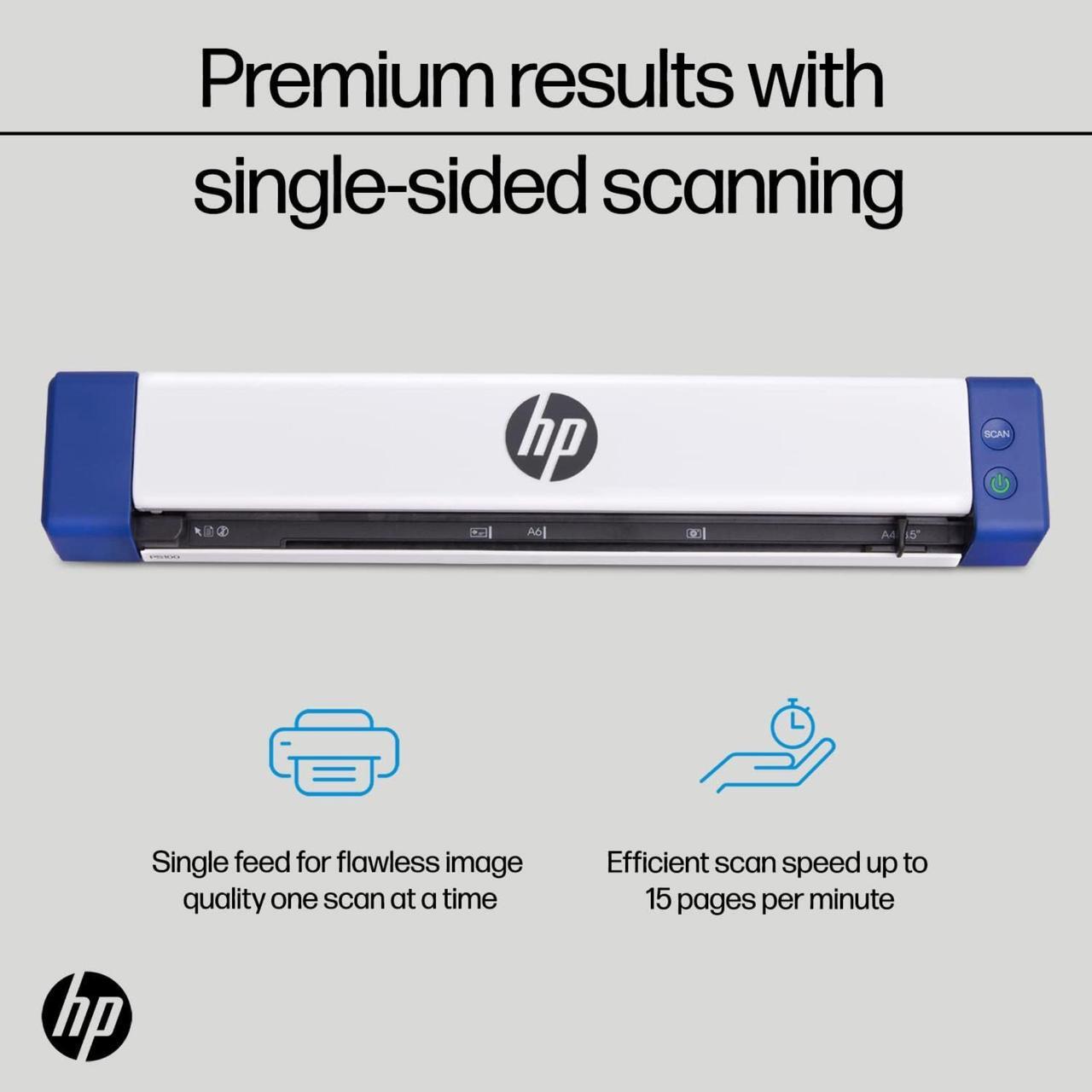 Alt view image 5 of 8 - HP USB Document Scanner & Photo Scanner for 1-Sided Sheetfed Digital Scanning