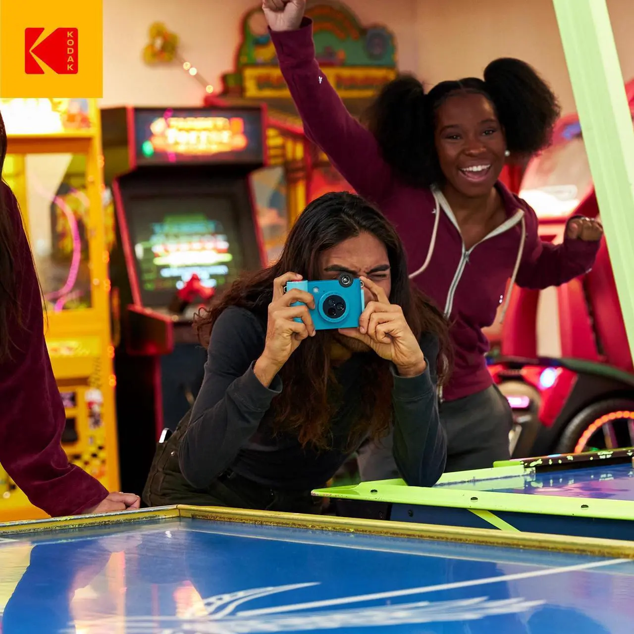 Alt view image 6 of 6 - Kodak Smile+ Wireless 2x3 Digital Instant Print Camera with Effect Lenses & Zink Technology - Blue