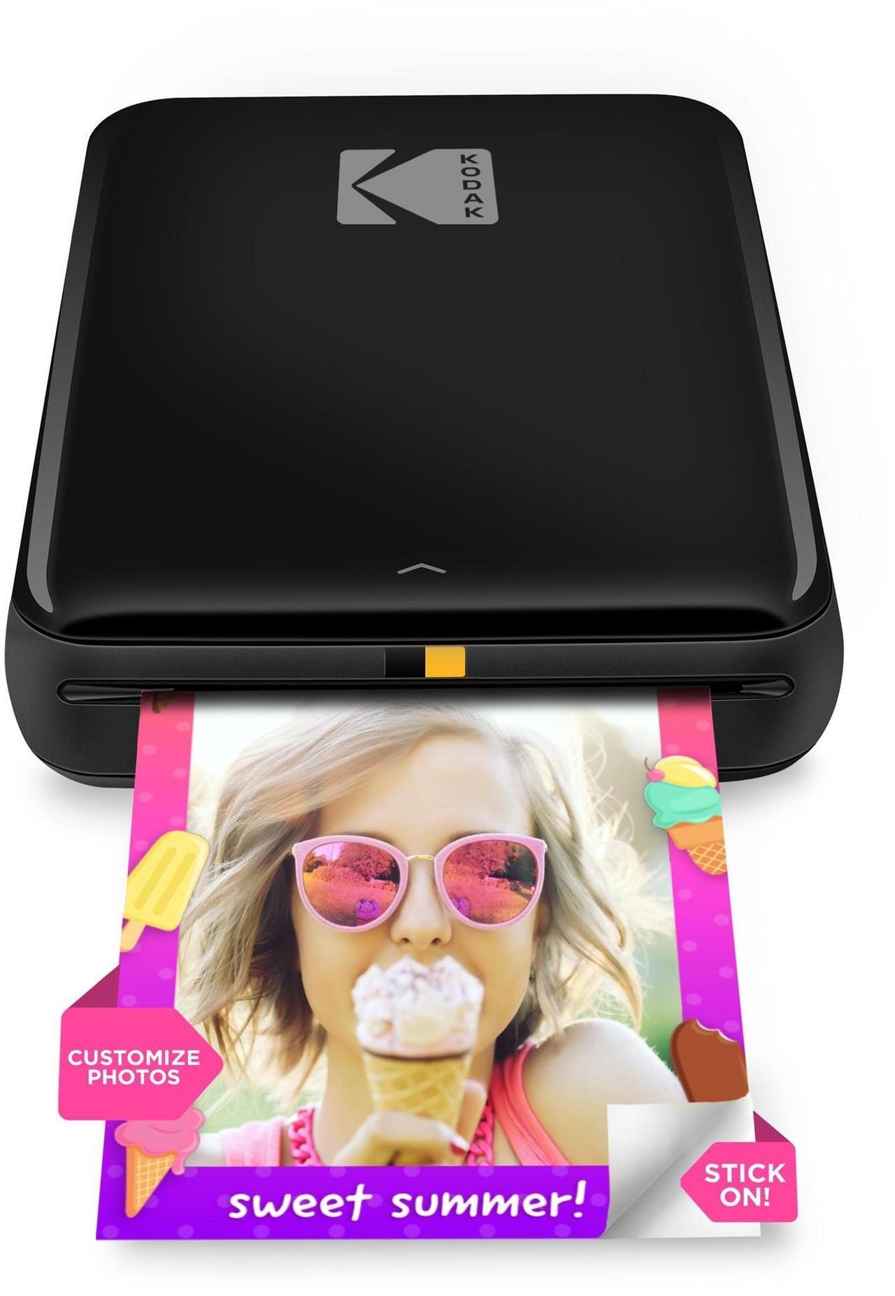 Alt view image 2 of 7 - Kodak Step Mobile Instant Photo Printer 2x3" (Black) & Zink Photo Paper (75 Sheets) Bundle