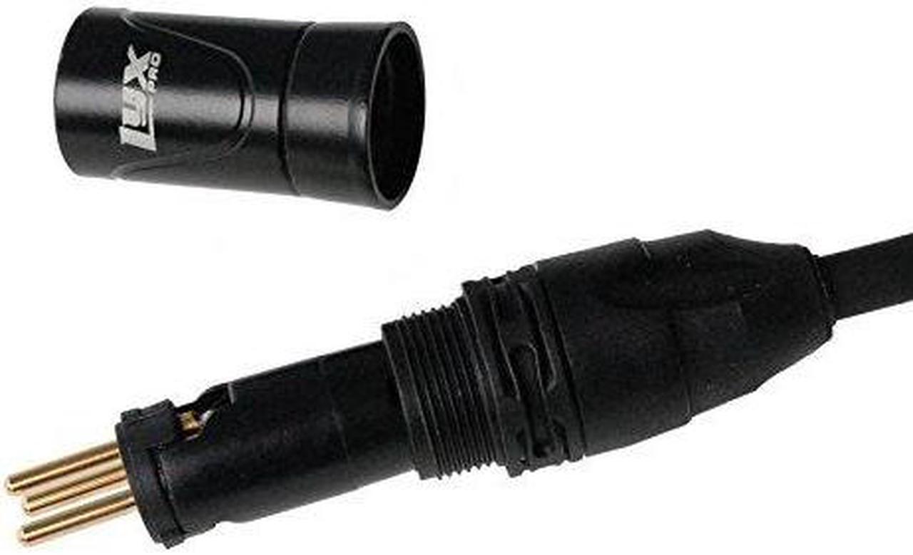 Alt view image 4 of 6 - LyxPro XLR Microphone Cable 1.5 Ft xlr cable for Microphones and Devices, Black