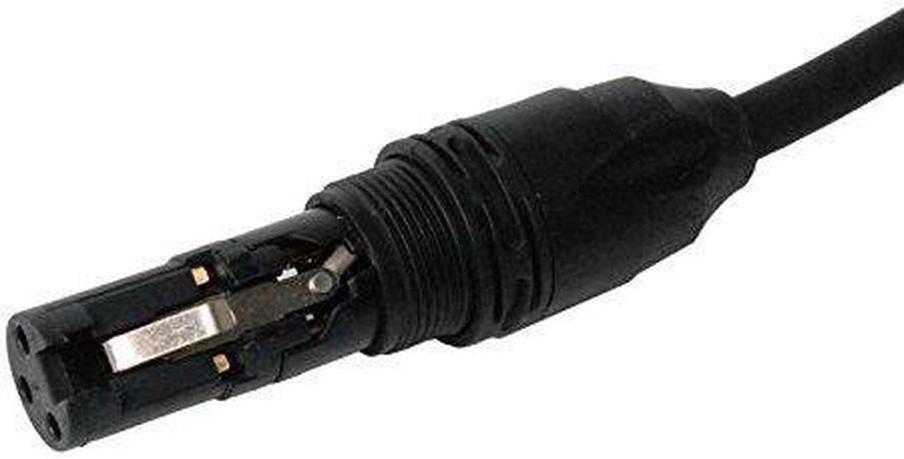 Alt view image 2 of 6 - LyxPro XLR Microphone Cable 1.5 Ft xlr cable for Microphones and Devices, Black
