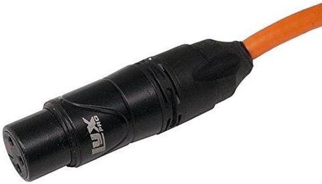 Alt view image 5 of 6 - LyxPro Balanced XLR Cable 10 ft Microphone Cable, Powered Speakers , Orange