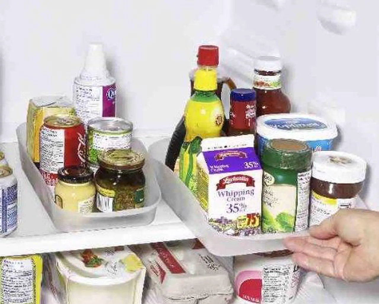 Main image of ROLLING REFRIGERATOR STORAGE ORGANIZER TRAY
