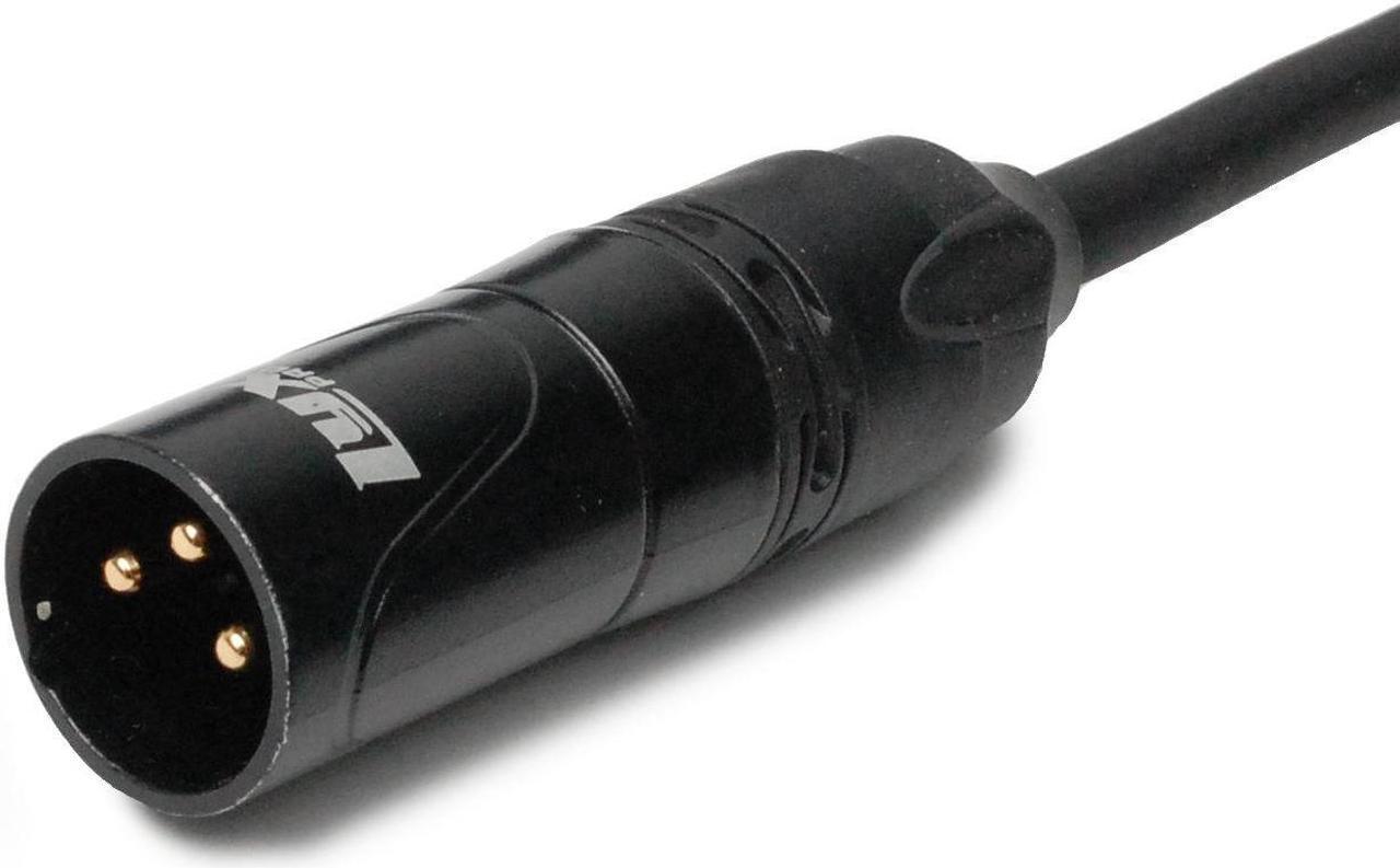 Alt view image 6 of 7 - LyxPro 50 ft High End XLR cable 4-Conductor Star Quad Microphone Cable - Black