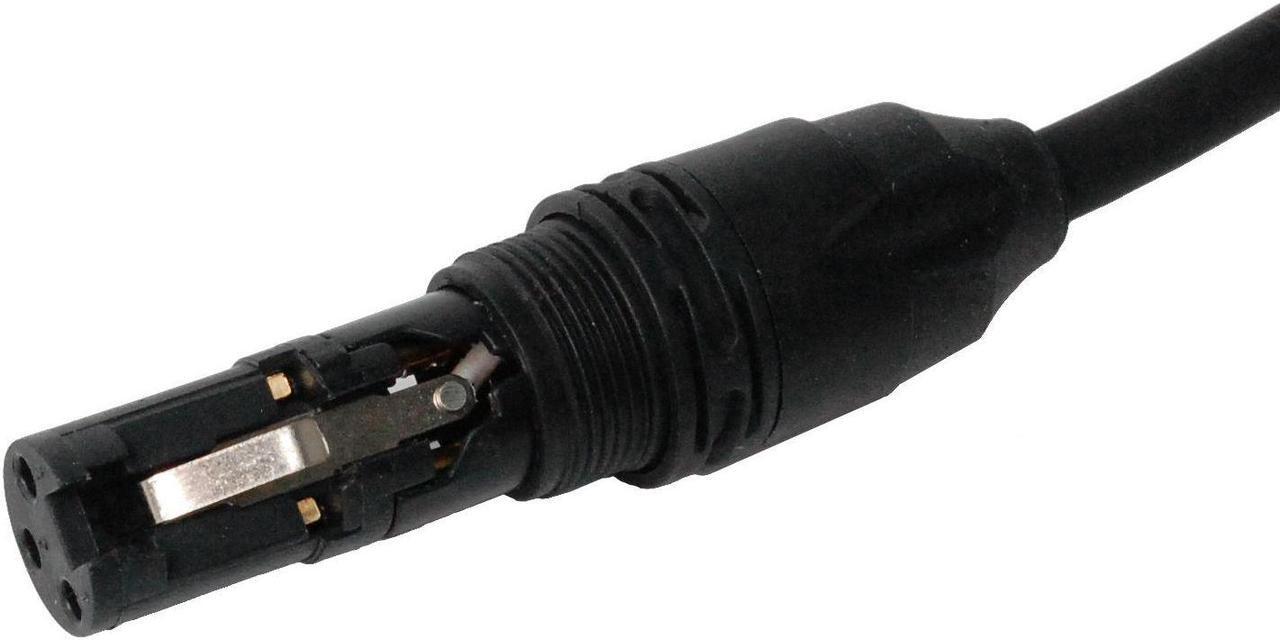 Alt view image 2 of 7 - LyxPro 50 ft High End XLR cable 4-Conductor Star Quad Microphone Cable - Black
