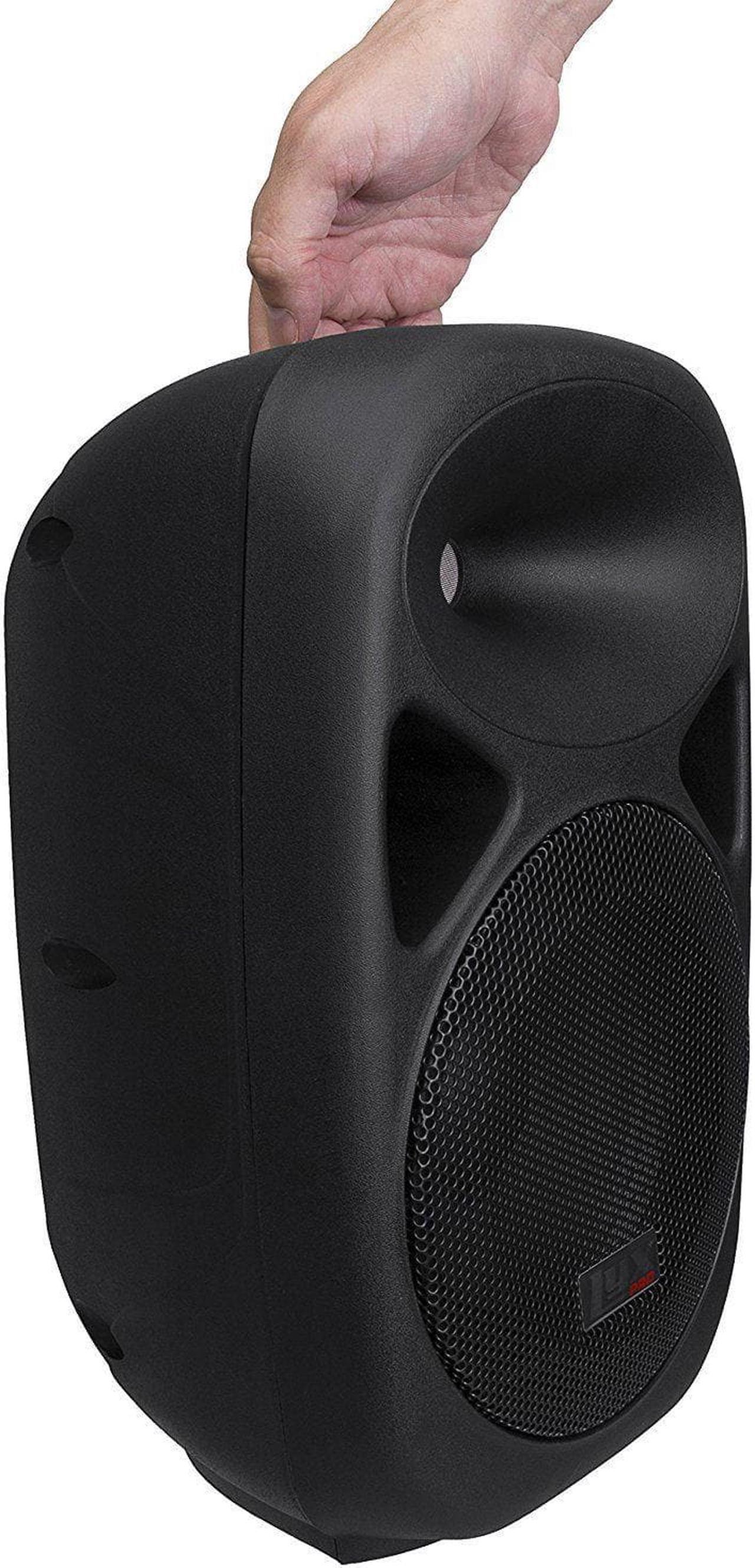 Alt view image 6 of 9 - Small PA System, 100w RMS Power Active Speaker, Bluetooth SD USB MP3 AUX Input