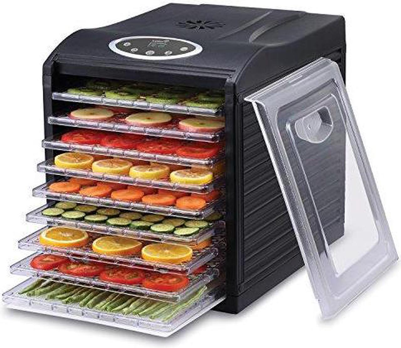 Main image of Electric Beef Jerky Countertop Food Dehydrator for a Healthy Diet, Extend Shelf Life, with 9 Drying Racks, Digital Temperature Controls and Timer with Automatic Shutoff, Even Dry From 95?F to 158?F