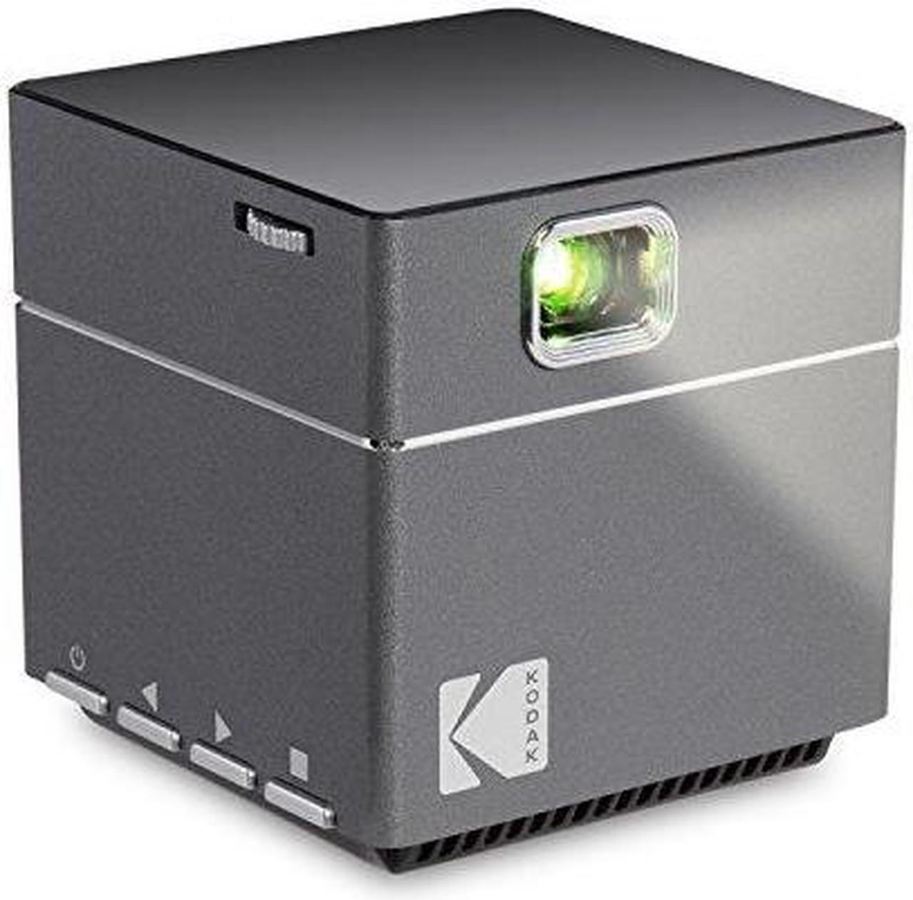 Main image of KODAK Wireless DLP Cube – Miniature Movie Projector w/ 1080p HD Quality, 1.5W Speaker, Remote Control, 3.5mm Input & Hookup for HDMI, & Micro SD Card
