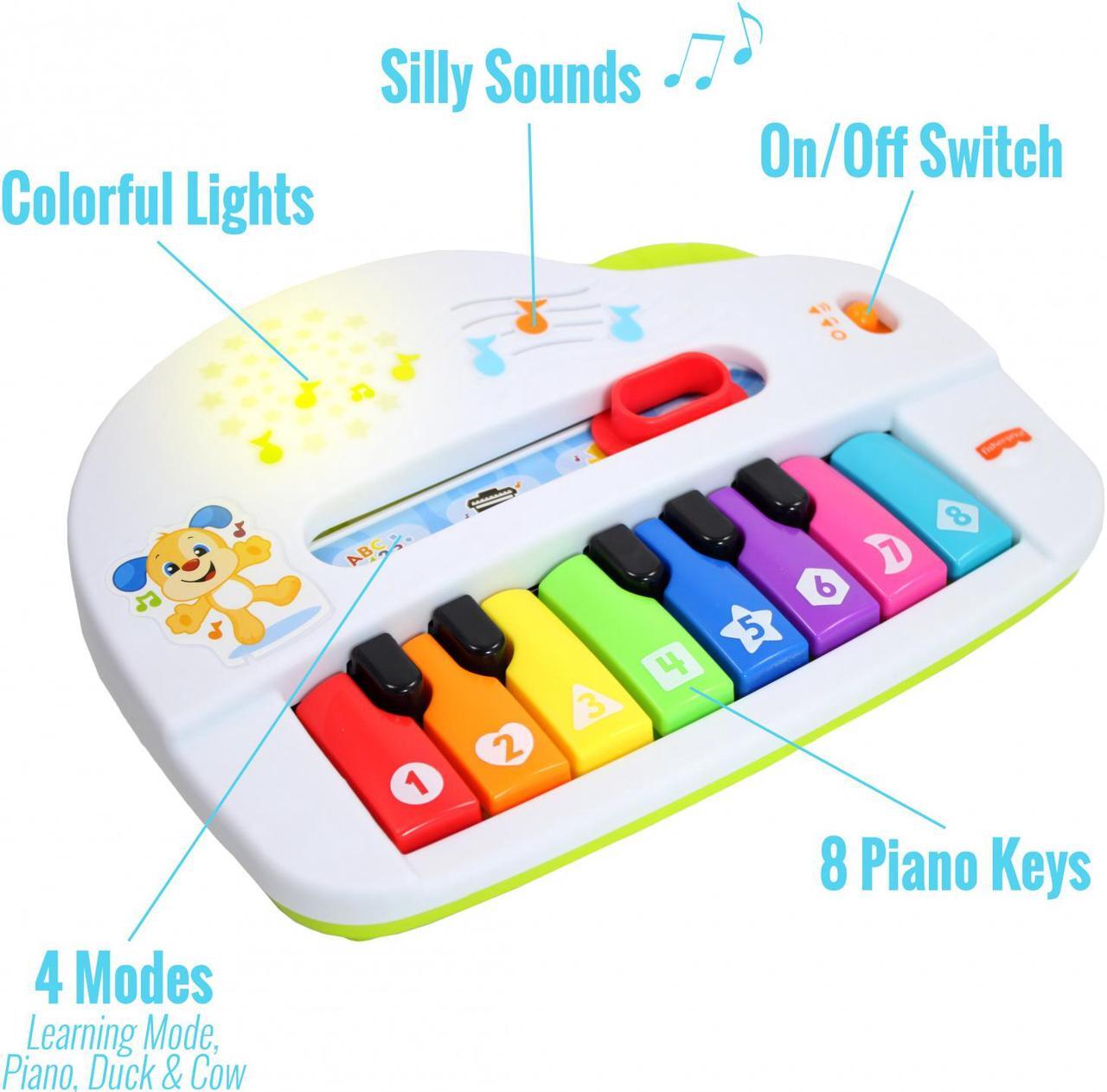Alt view image 4 of 12 - fisher-price laugh & learn silly sounds light-up piano