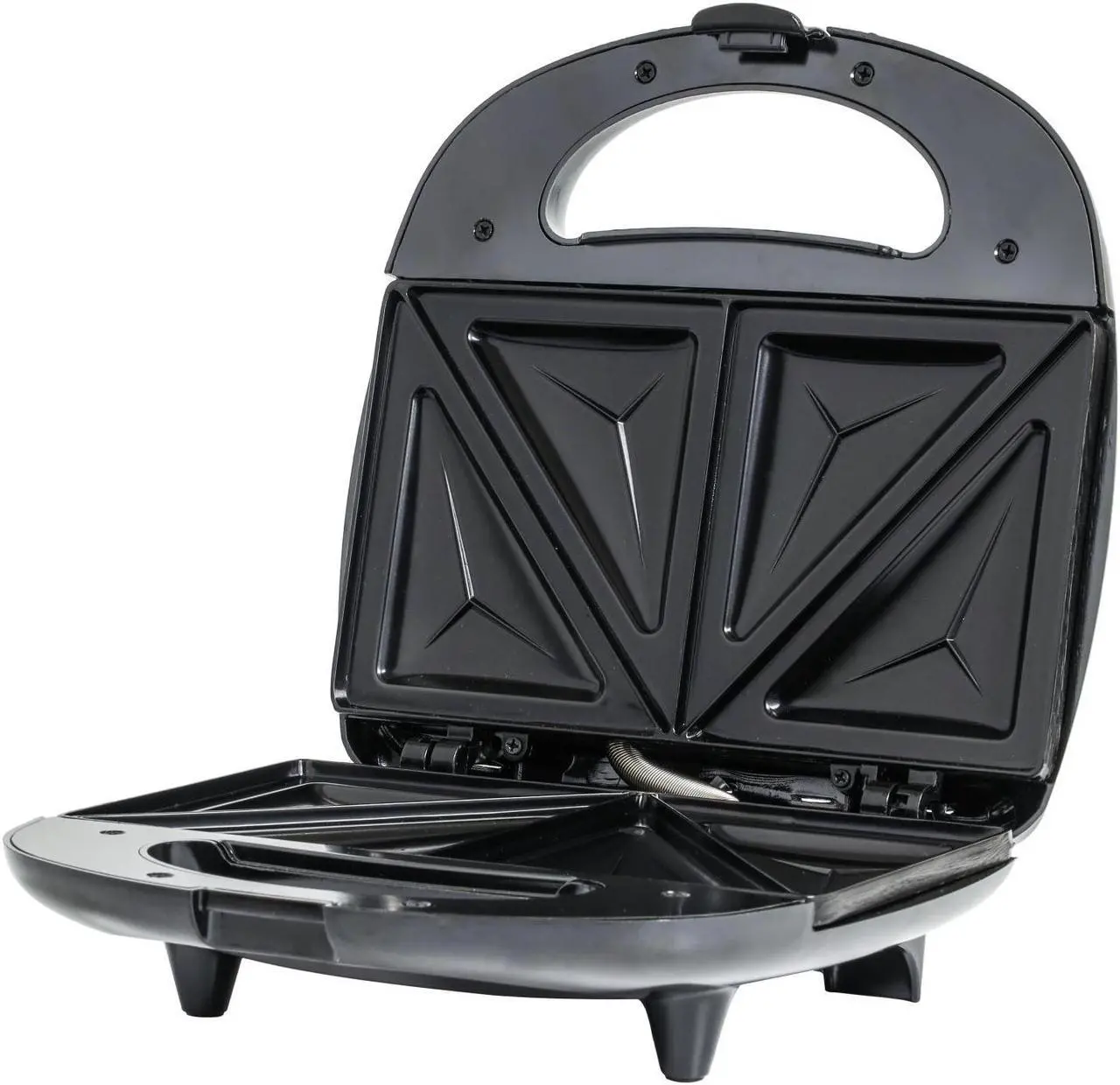 Main image of Beille Panini Press Sandwich Maker Toaster Kitchen Appliances with Nonstick Grill Plates, Black