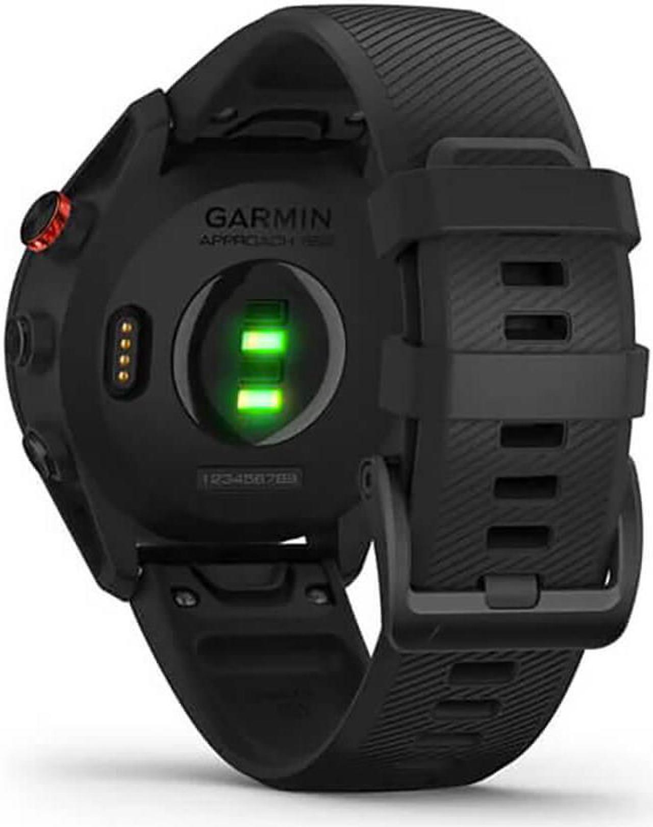 Alt view image 15 of 20 - Garmin Approach S62, Premium Golf GPS Watch,  Black Ceramic Bezel/Black Silicone Band  (010-02200-00)