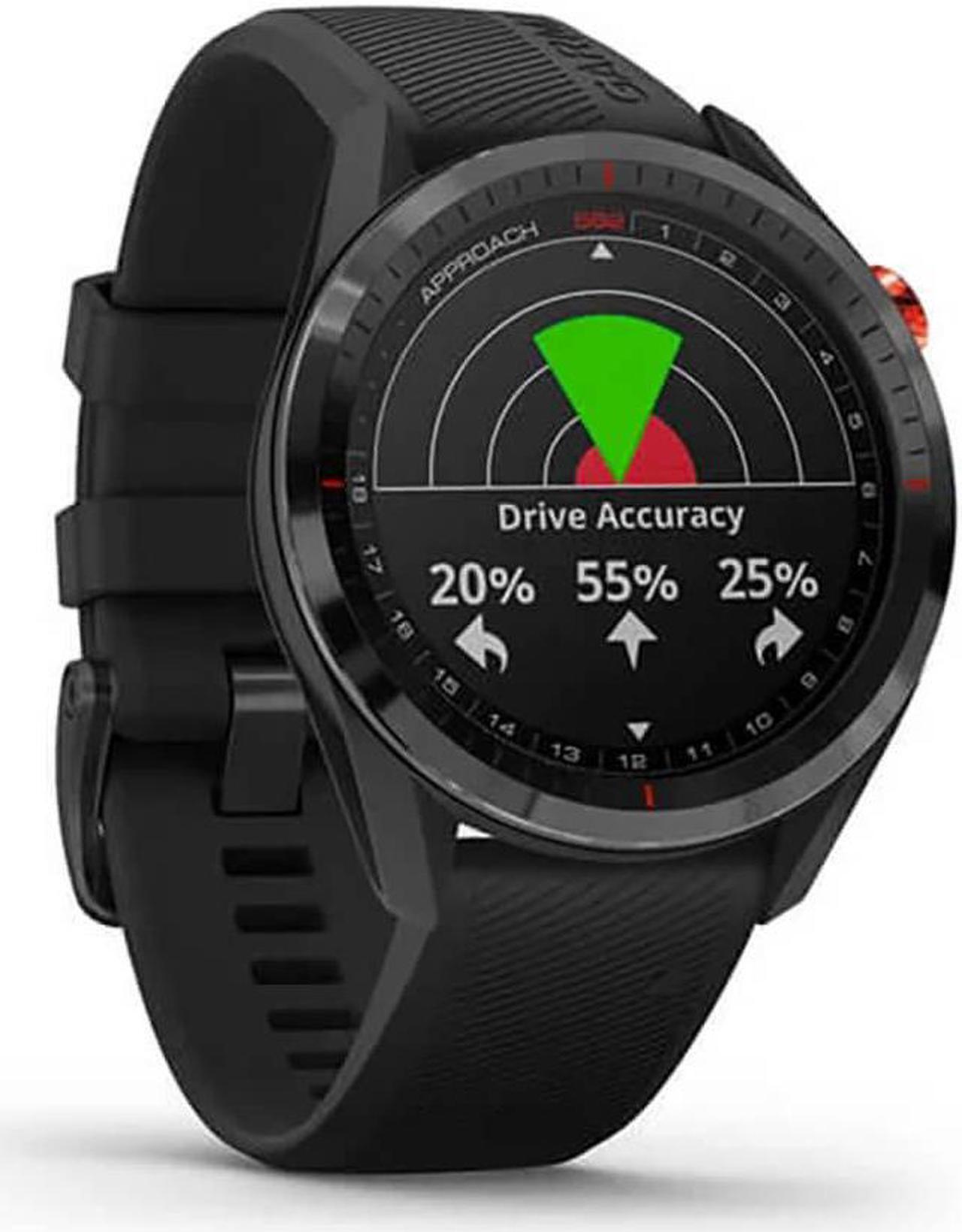 Alt view image 13 of 20 - Garmin Approach S62, Premium Golf GPS Watch,  Black Ceramic Bezel/Black Silicone Band  (010-02200-00)