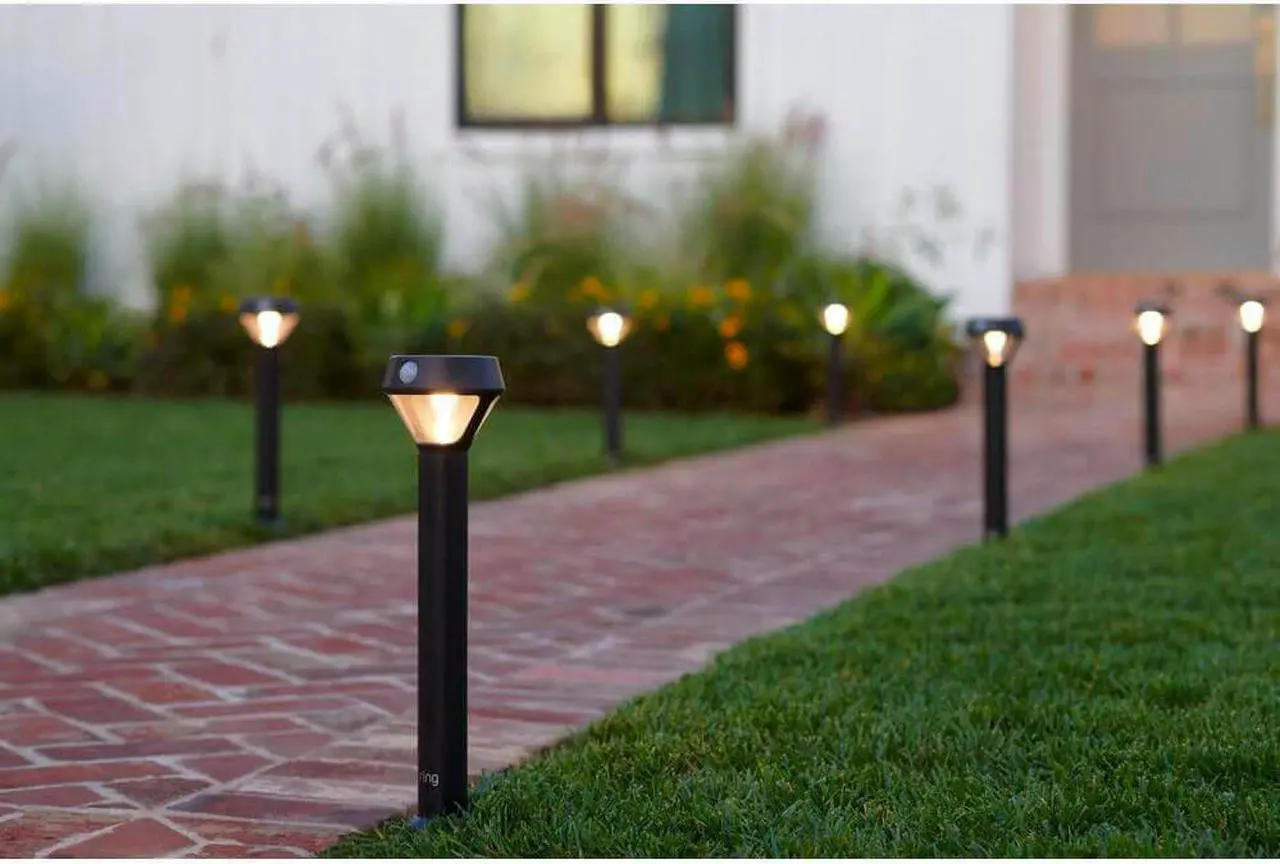 Alt view image 2 of 3 - ring RINGPATHSOLB Solar Pathway Light - Black