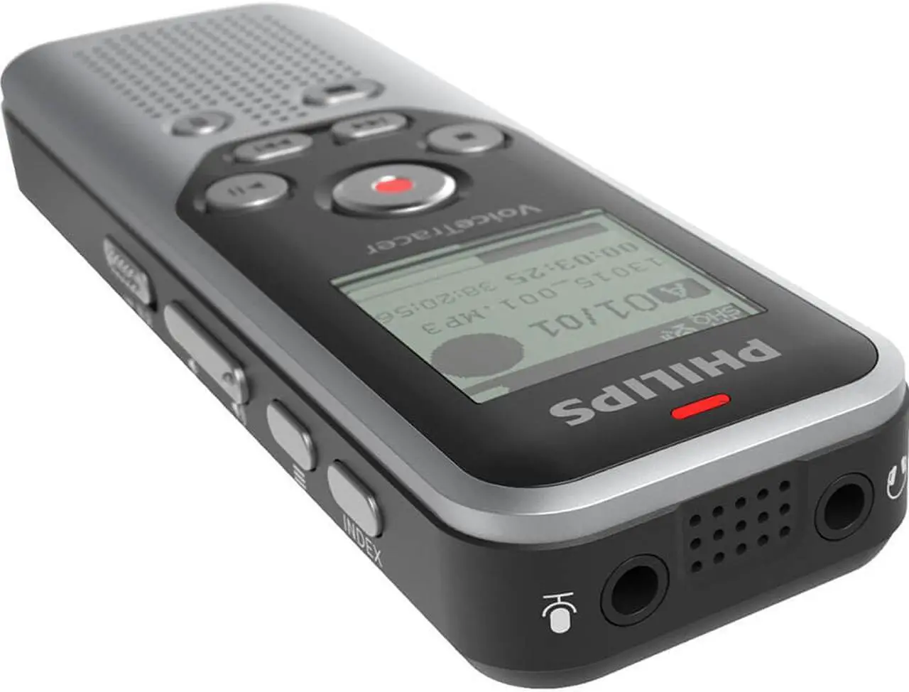 Alt view image 5 of 20 - Philips - VoiceTracer Digital Audio Recorder - Dark Silver & Black