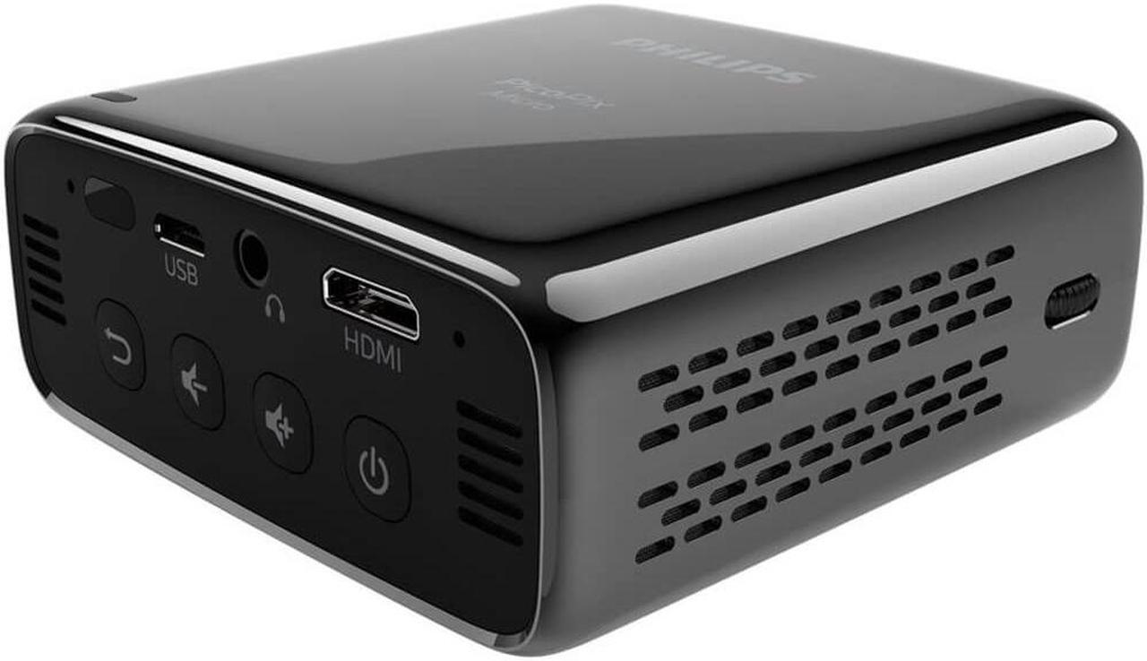 Alt view image 2 of 8 - Philips - PicoPix Micro PPX320 Wireless DLP Projector - Black