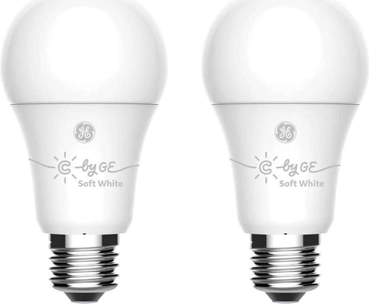 Alt view image 2 of 5 - C by GE Soft White Direct Connect Smart Bulbs (2 LED A19 Light Bulbs)